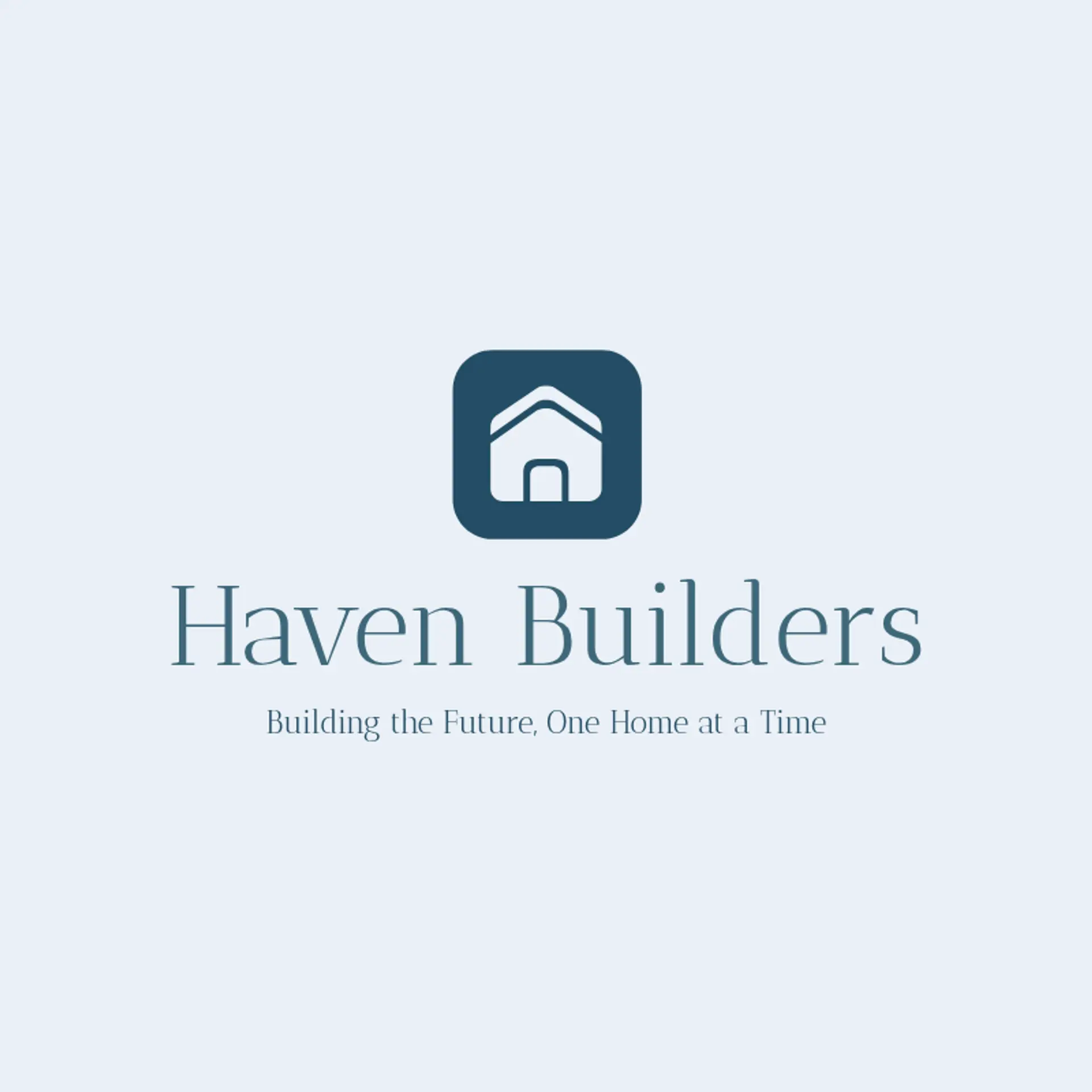 Haven Builders logo for house construction