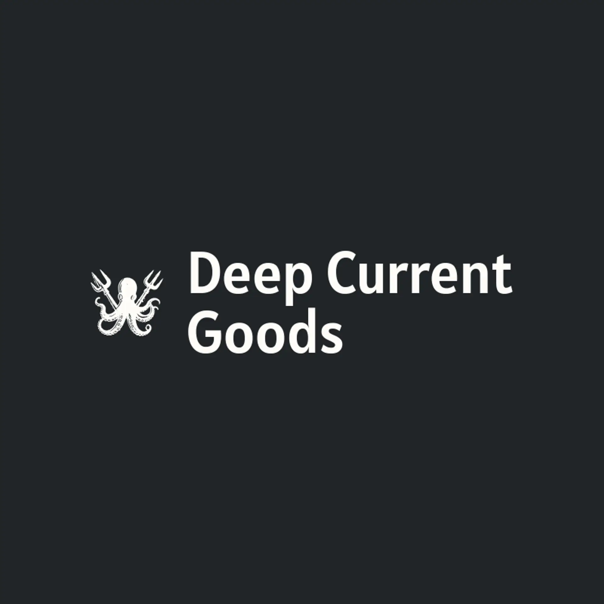 Deep Current Goods logo for octopus