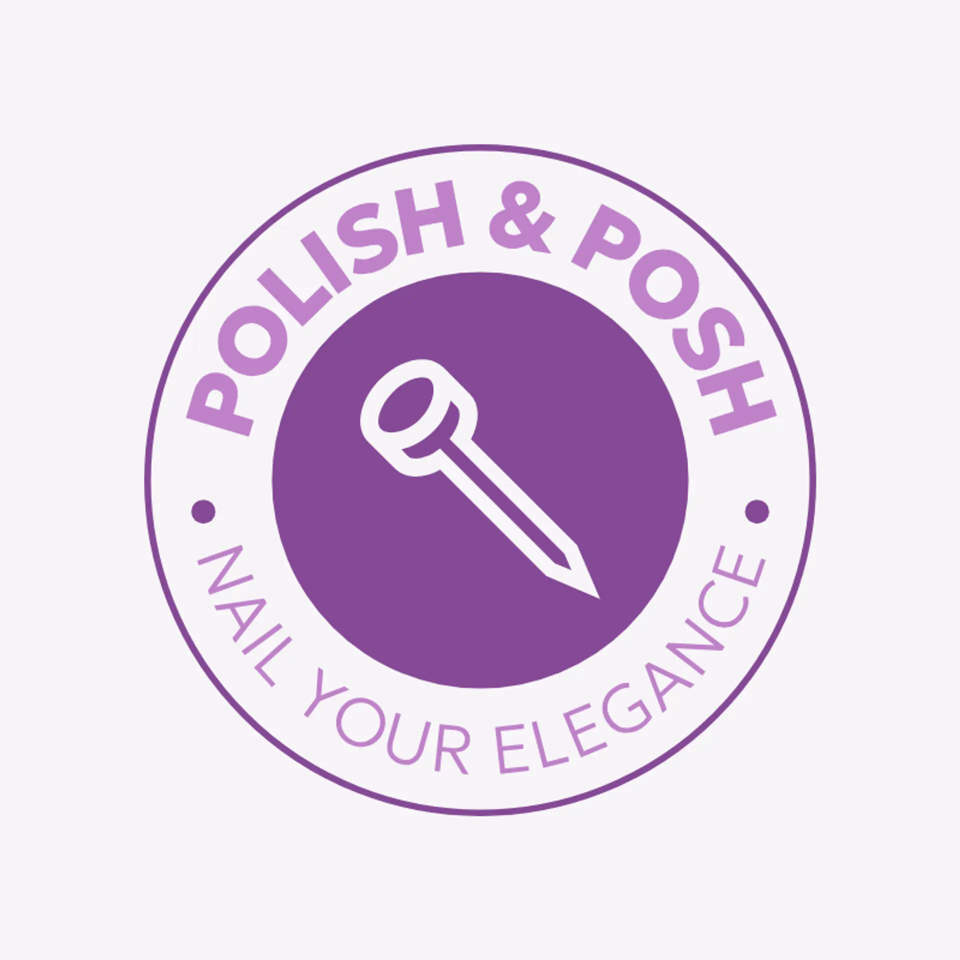 Polish & Posh logo for nail salon