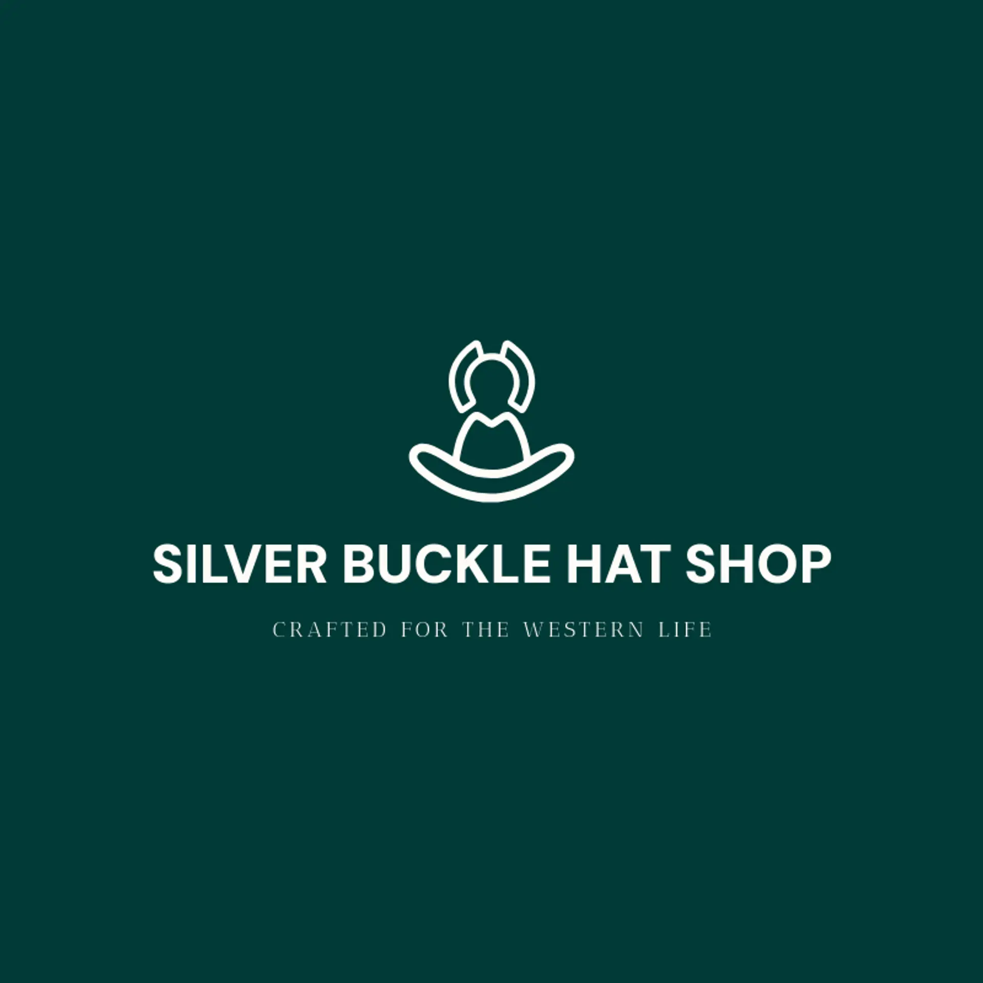 Silver Buckle Hat Shop logo for cowboy hat