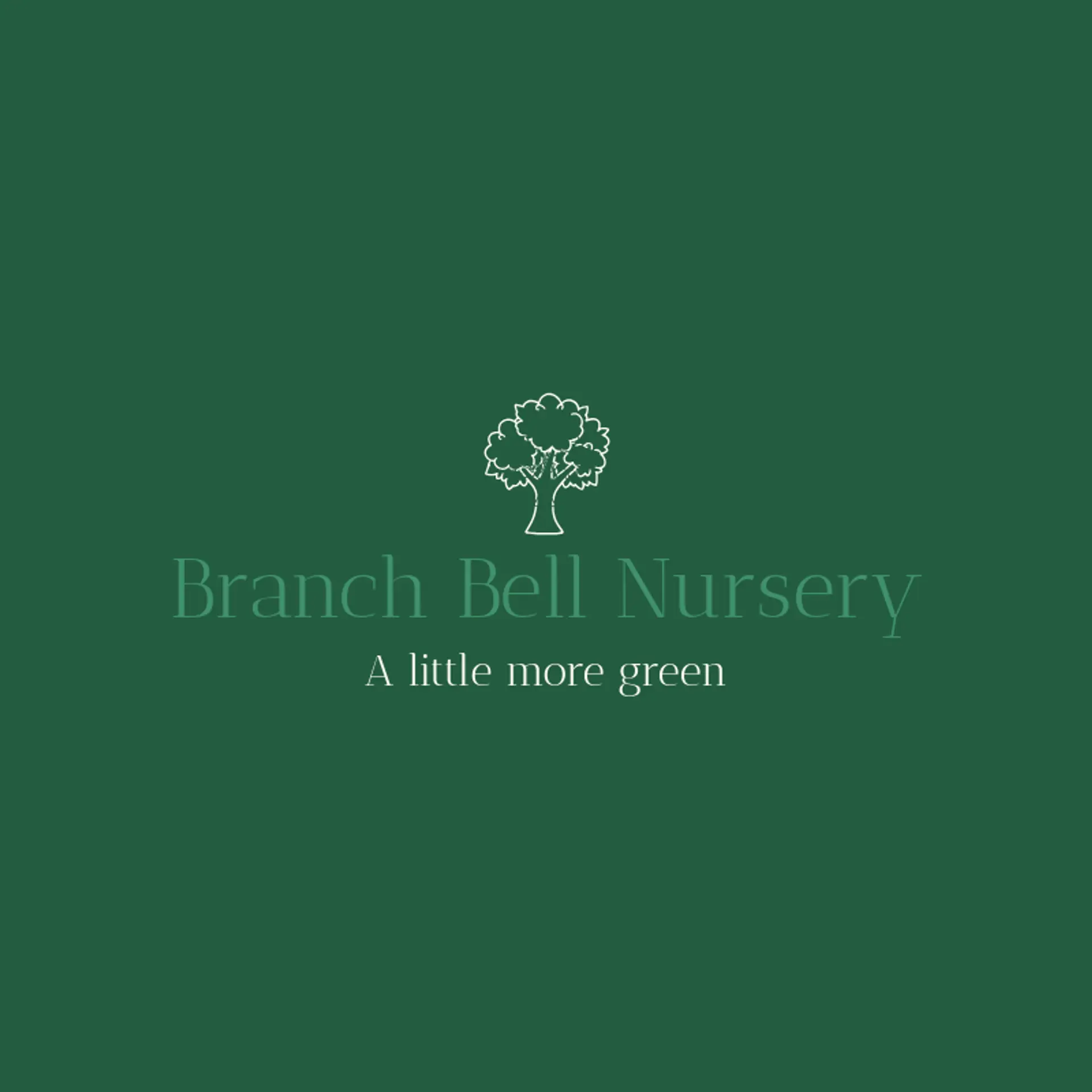 Branch Bell Nursery logo for leaf
