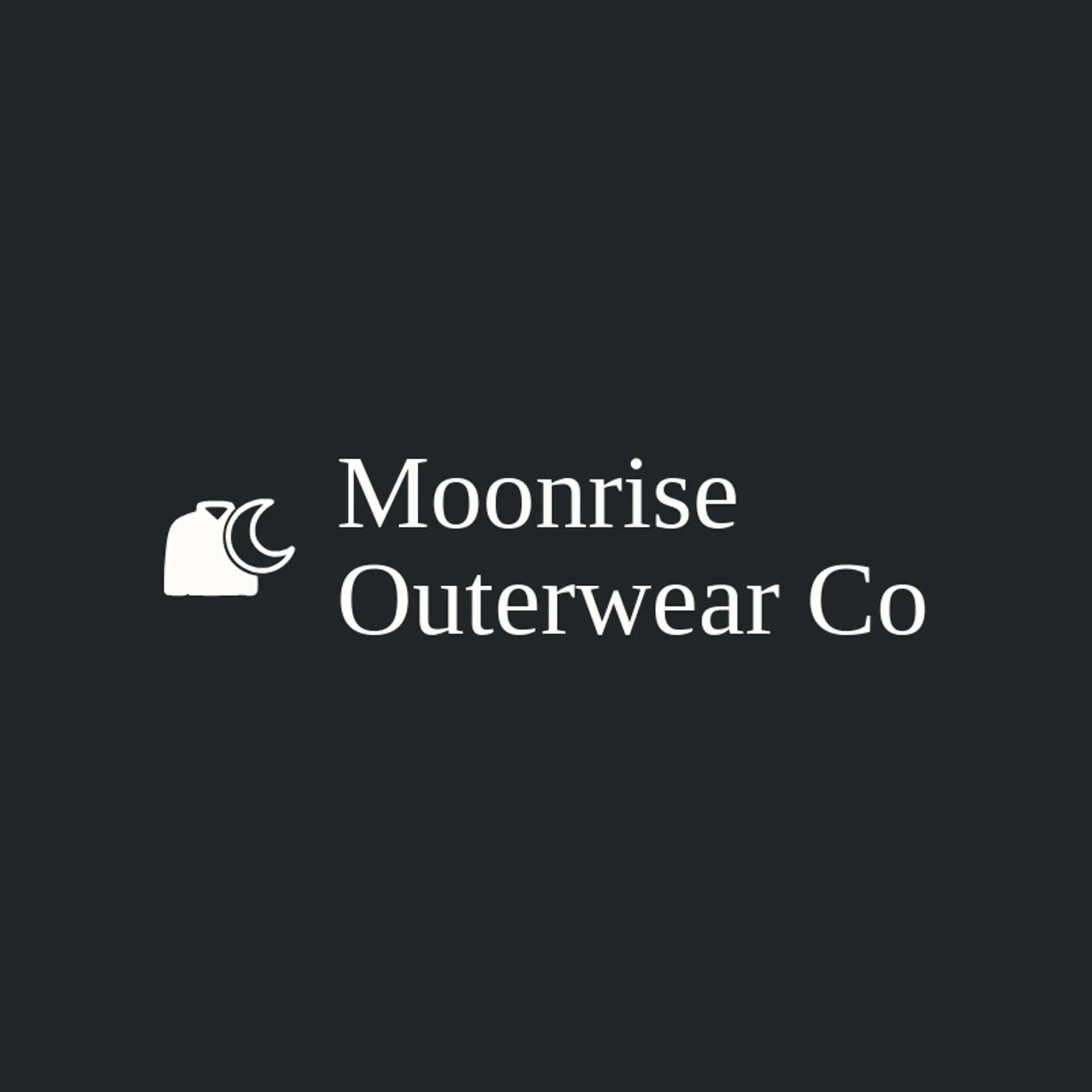 Moonrise Outerwear Co logo for jacket
