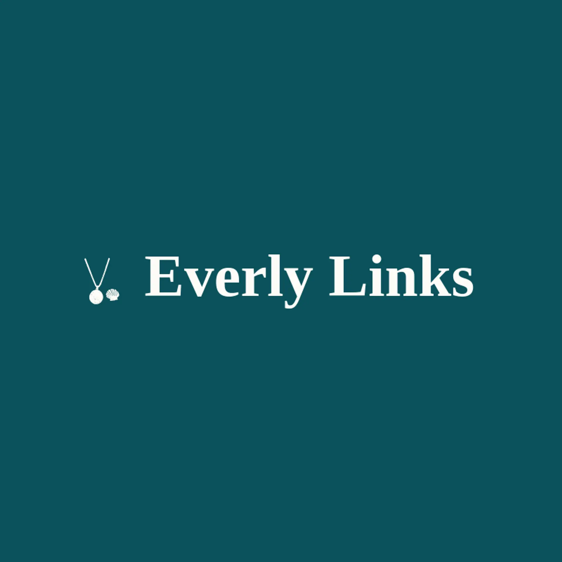 Everly Links logo for necklace