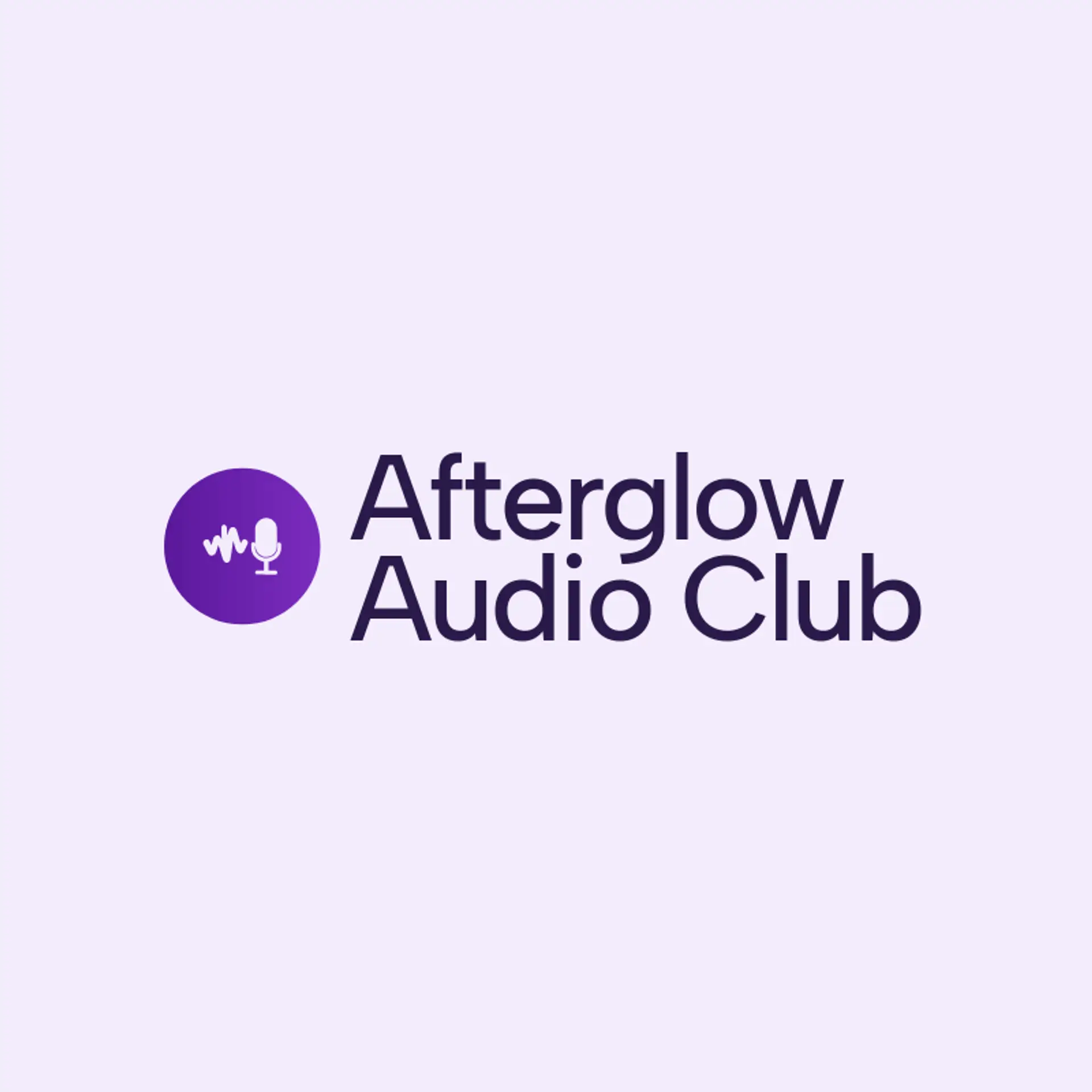 Afterglow Audio Club logo for microphone