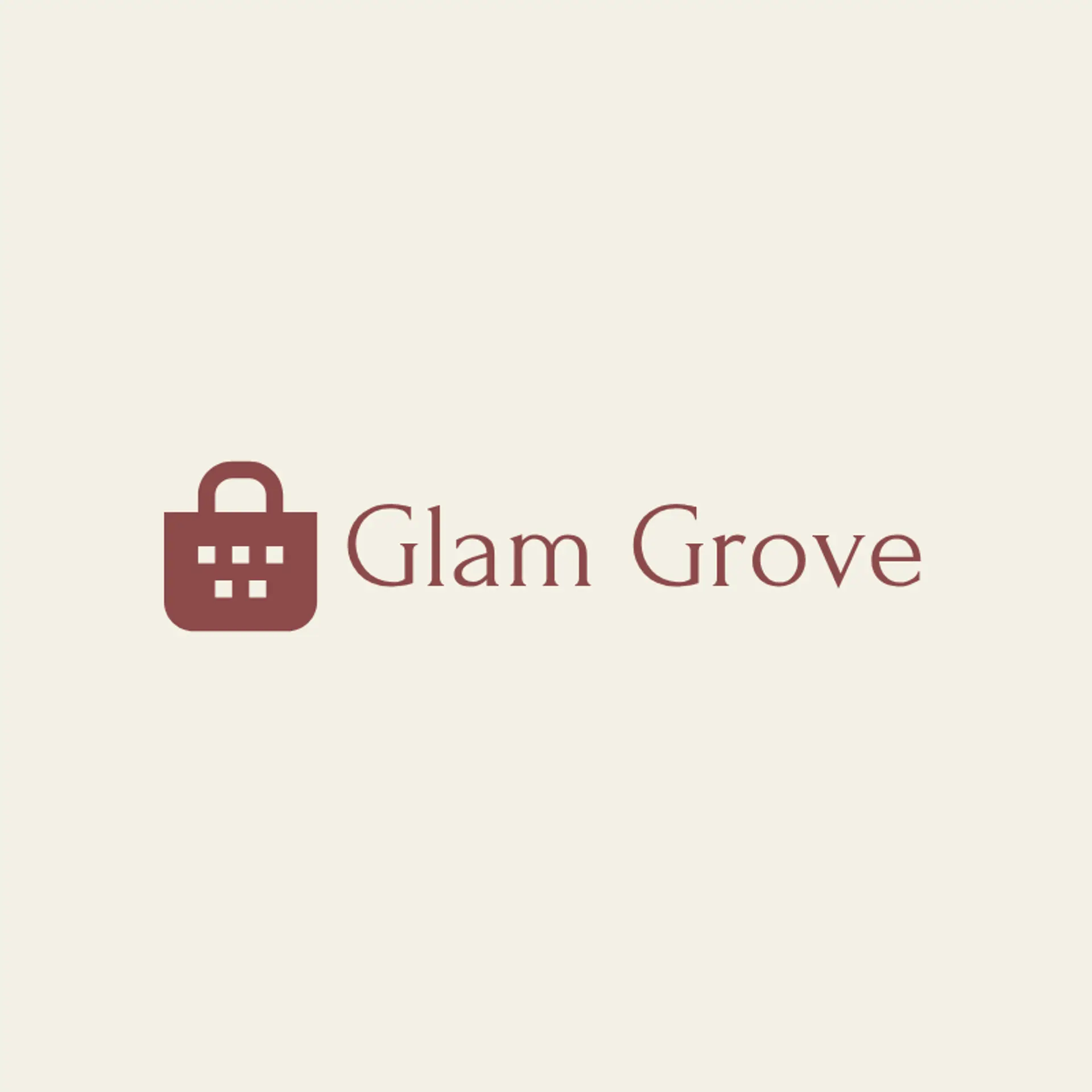 Glam Grove logo for fashion label