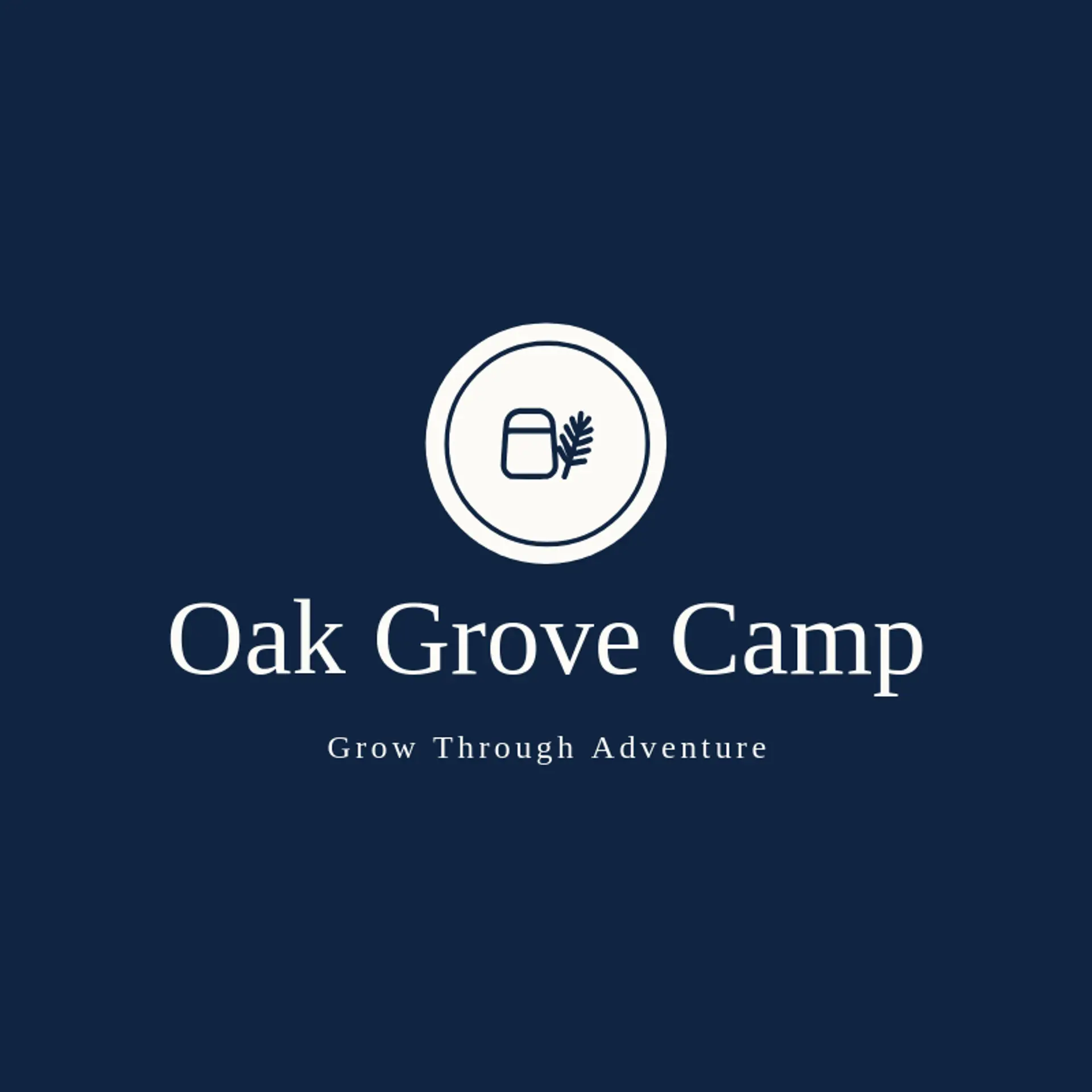 Oak Grove Camp logo for camp