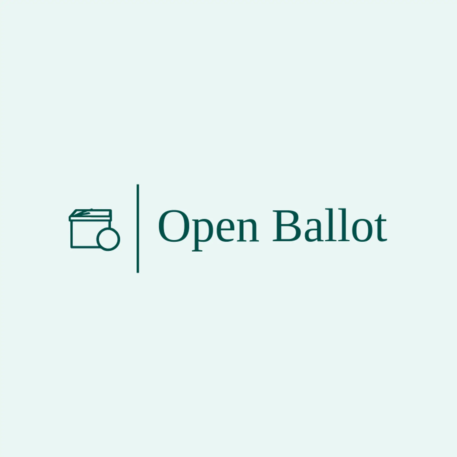 Open Ballot logo for vote