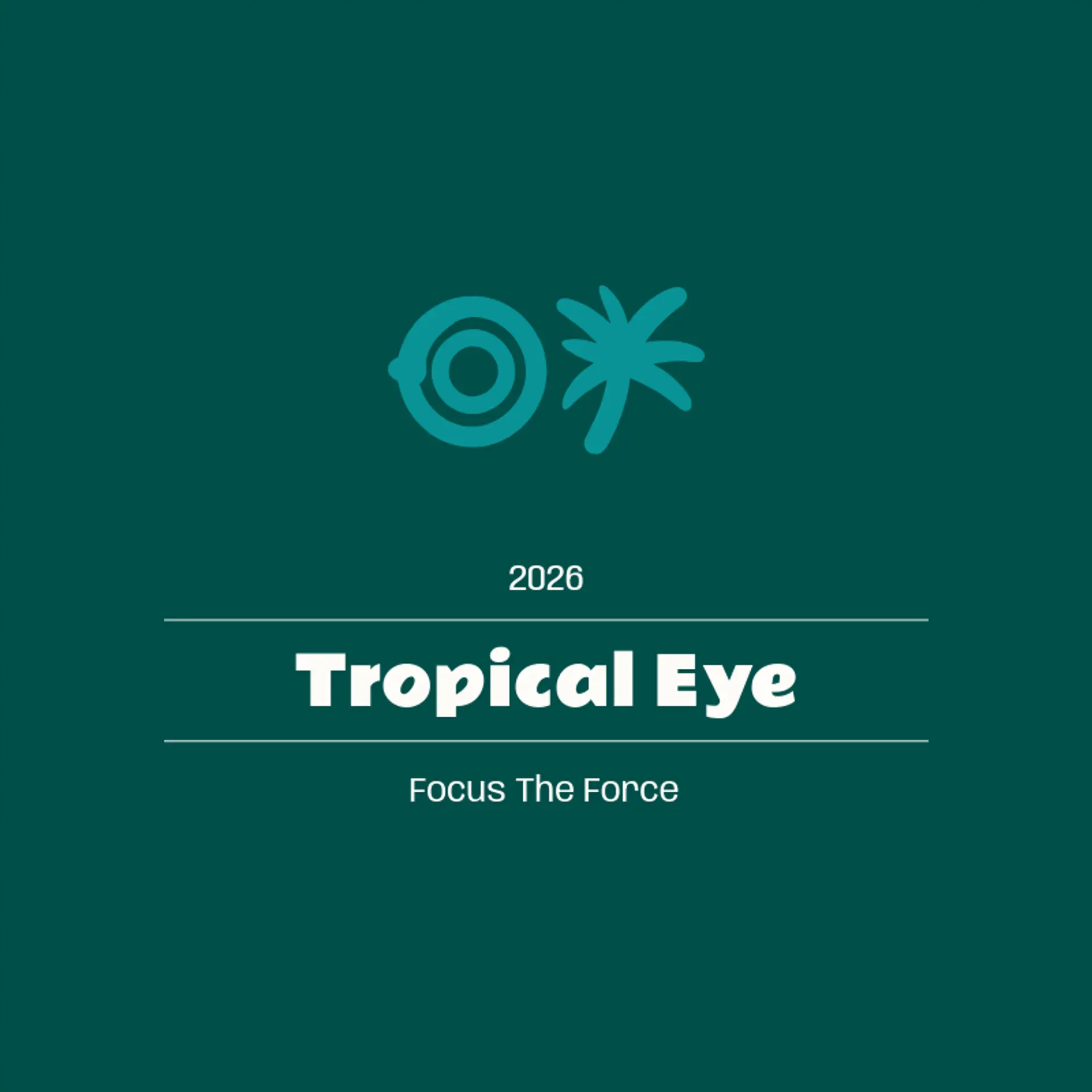 Tropical Eye logo for hurricane