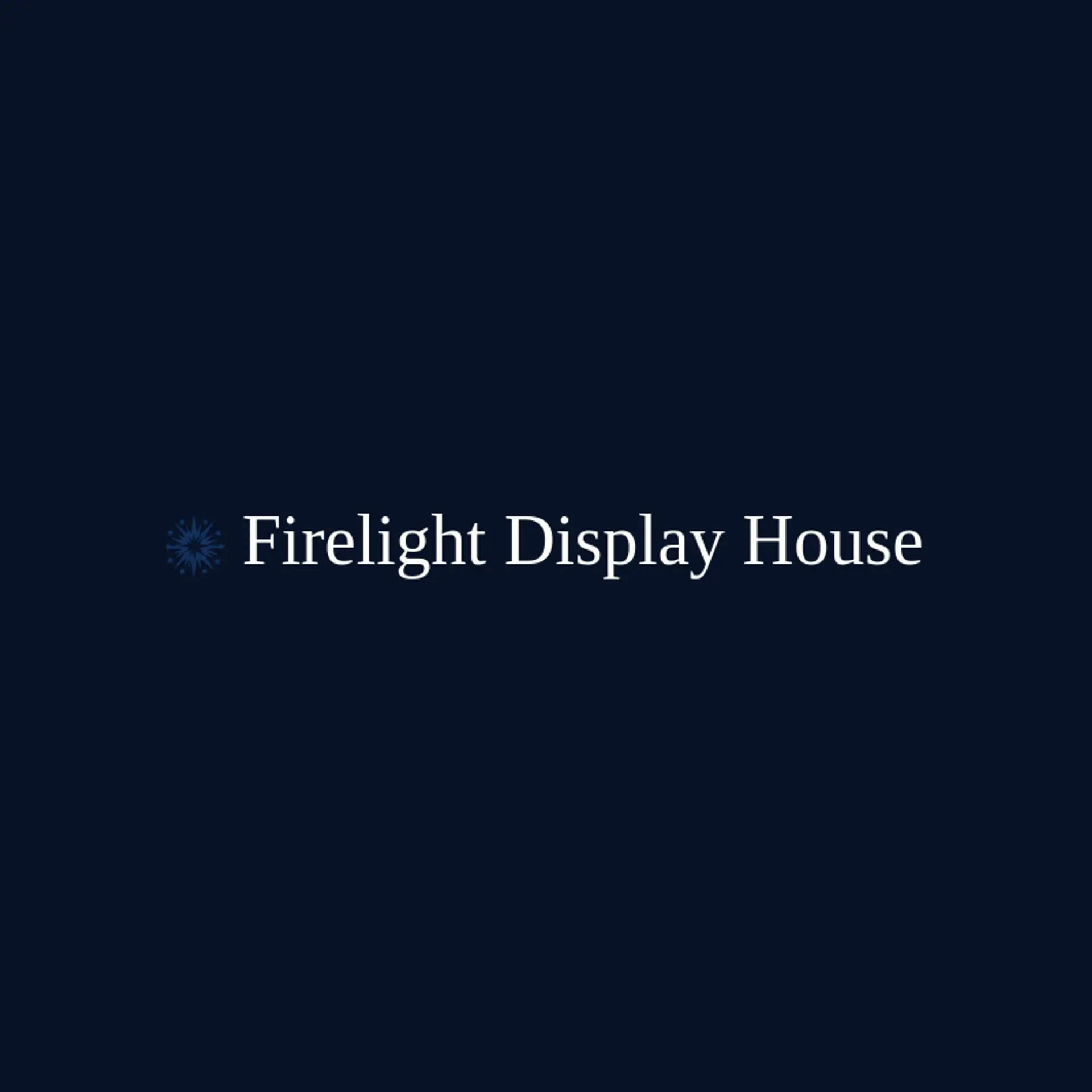 Firelight Display House logo for explosion