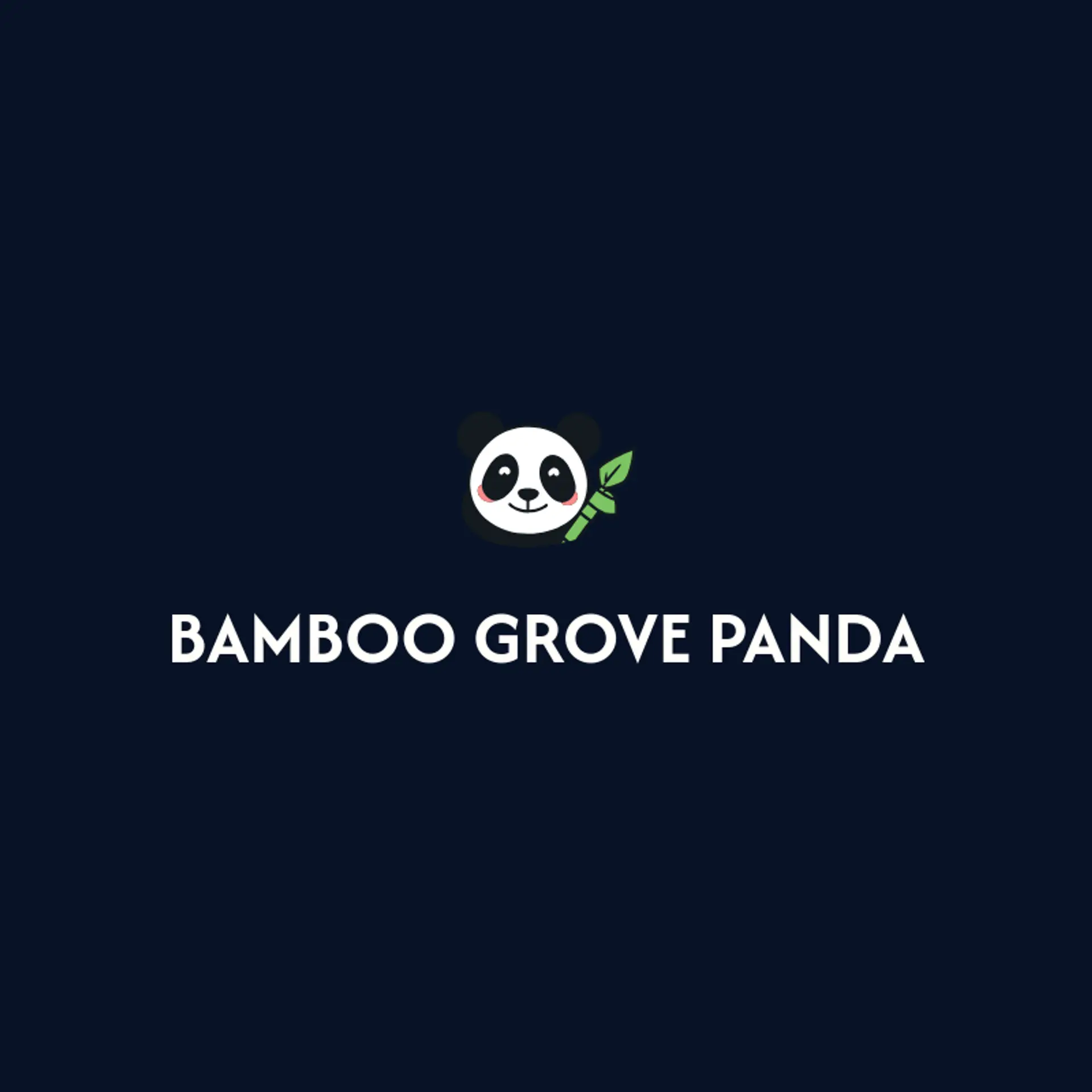 Bamboo Grove Panda logo for panda