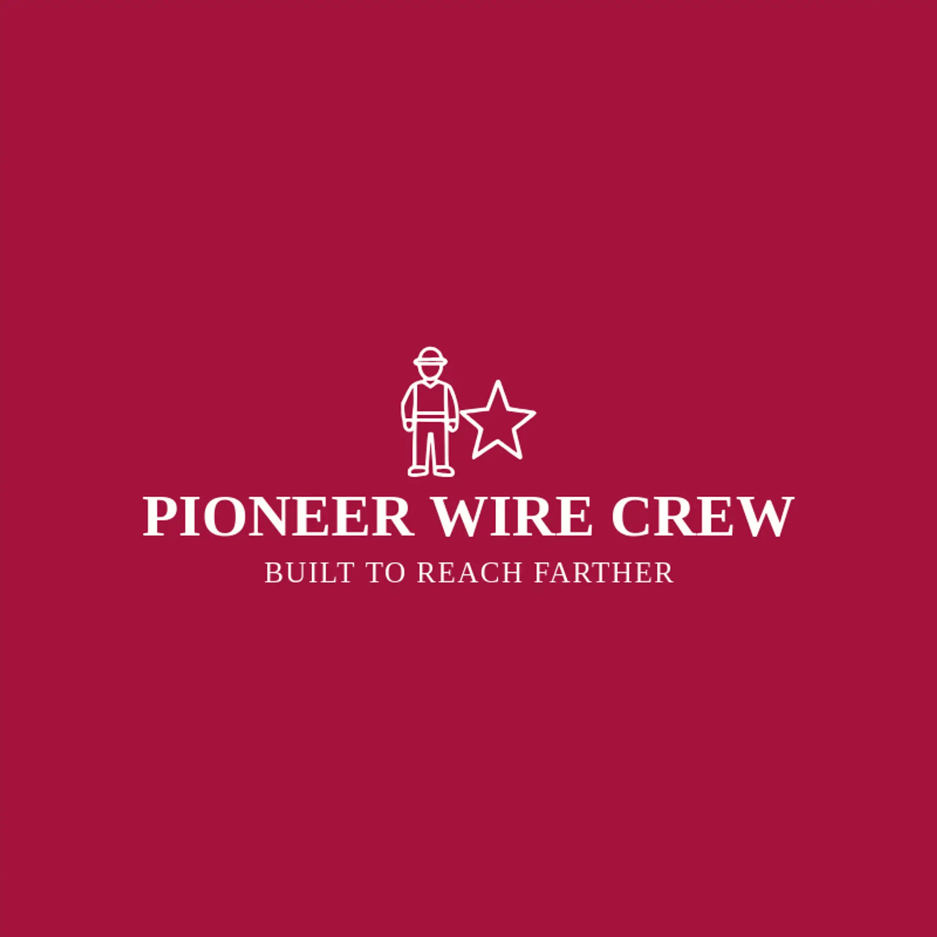 Pioneer Wire Crew logo for lineman