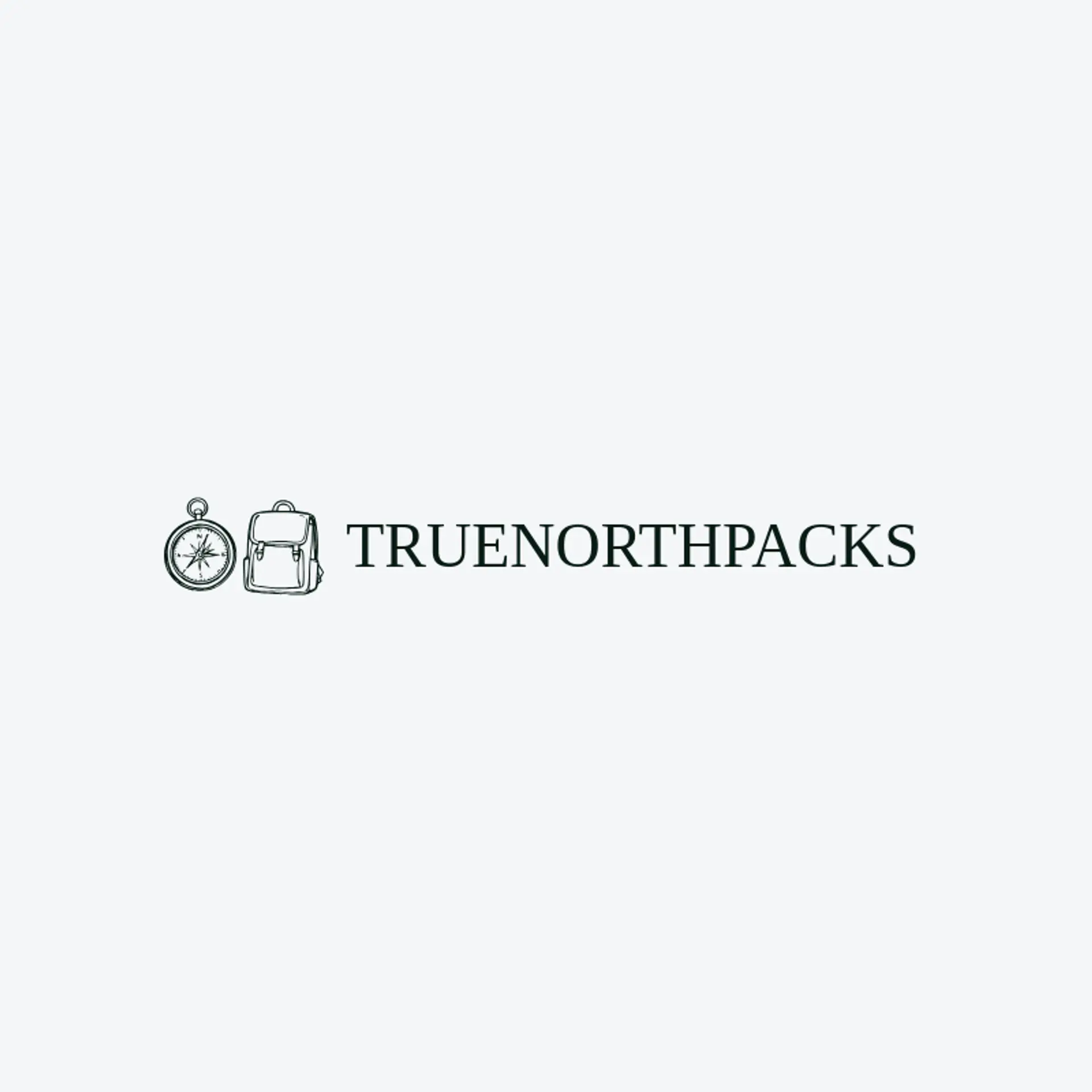 True North Packs logo for backpack