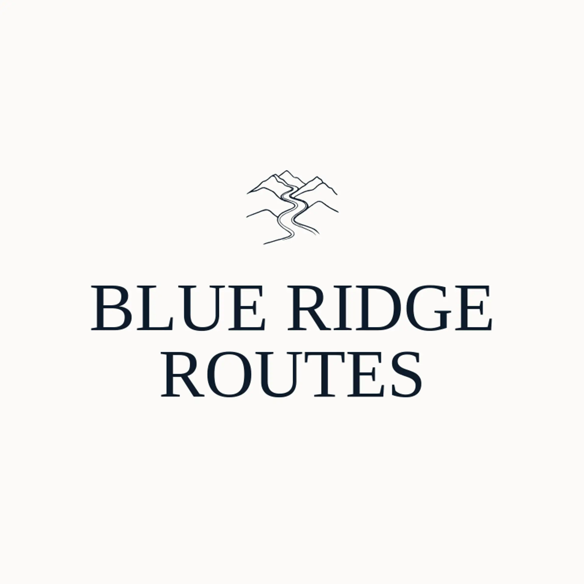 Blue Ridge Routes logo for road trip