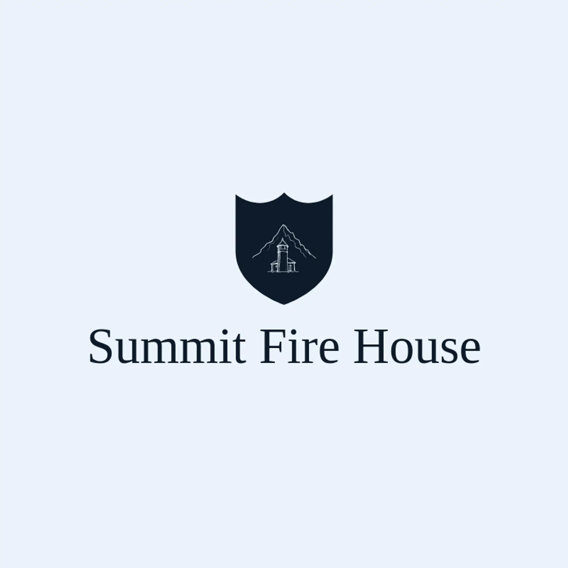 Summit Fire House logo for fire station