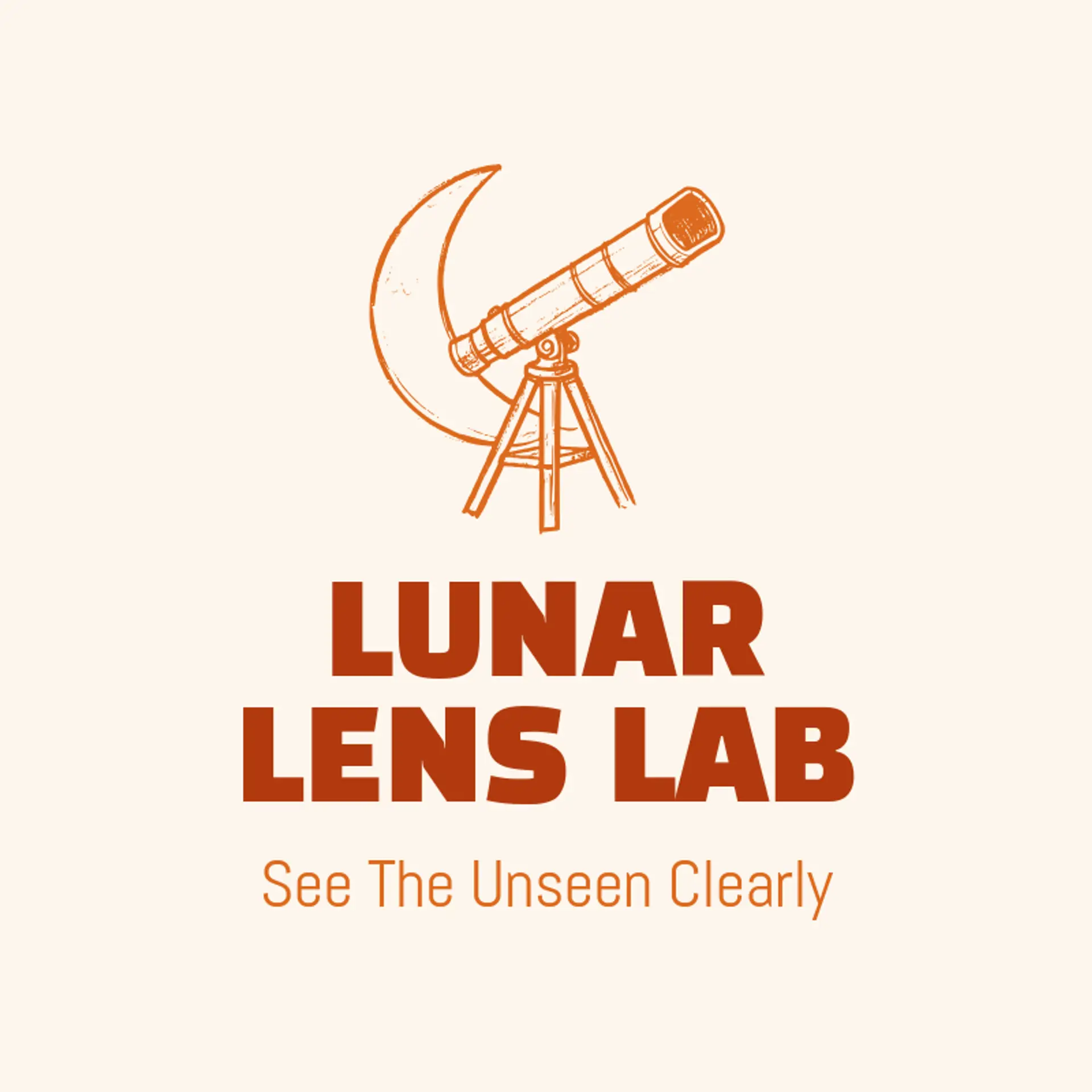 Lunar Lens Lab logo for moon