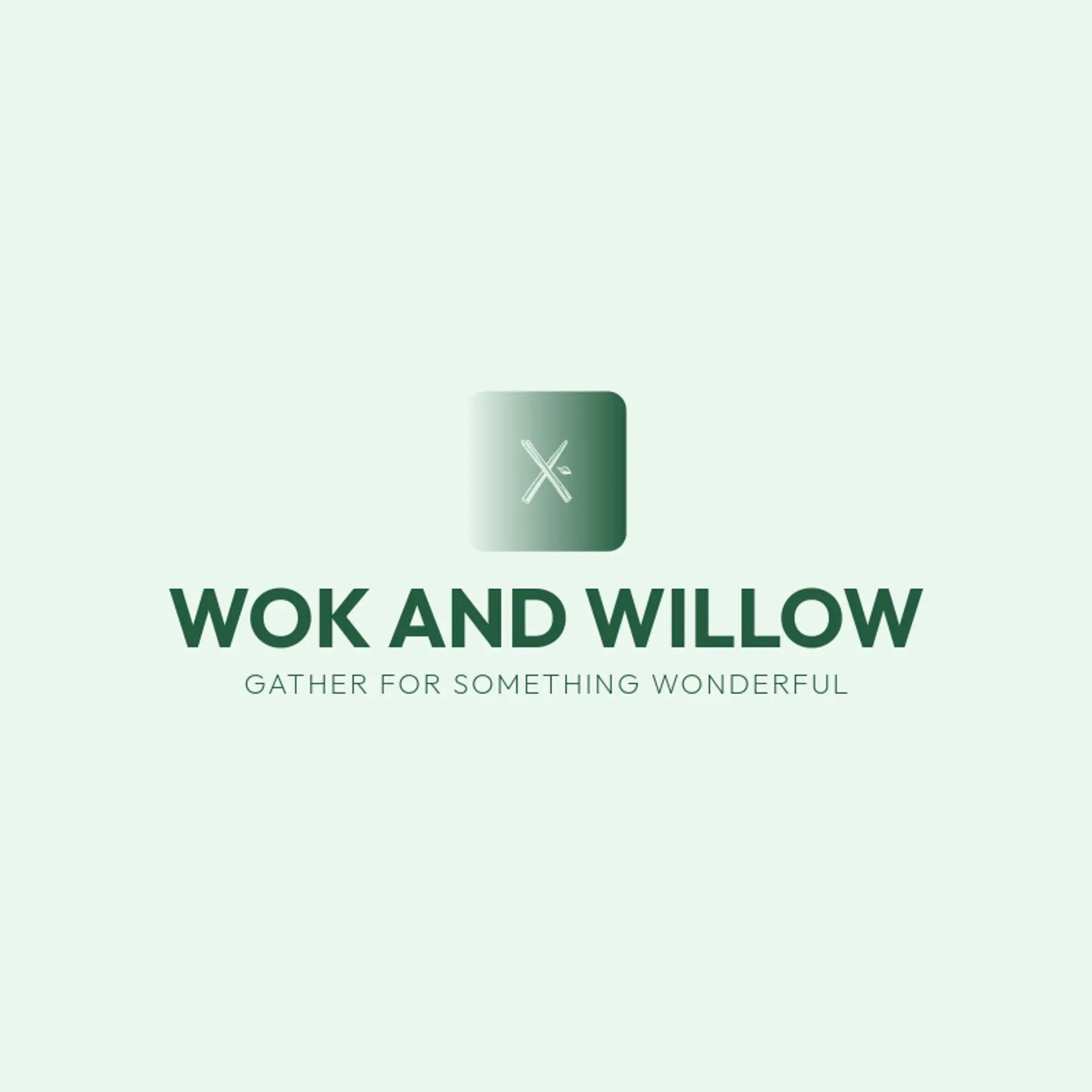 Wok And Willow logo for chinese