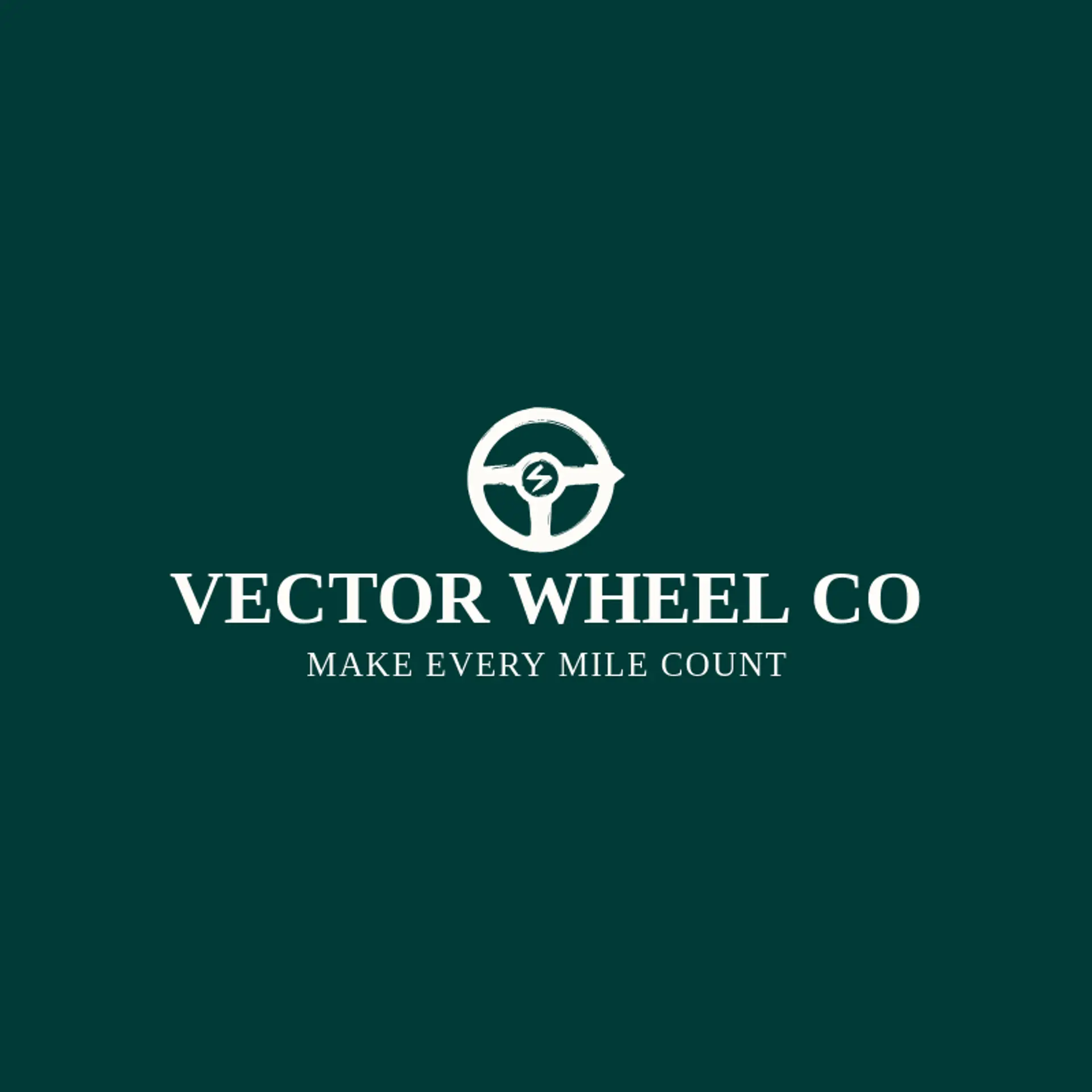 Vector Wheel Co logo for steering wheel