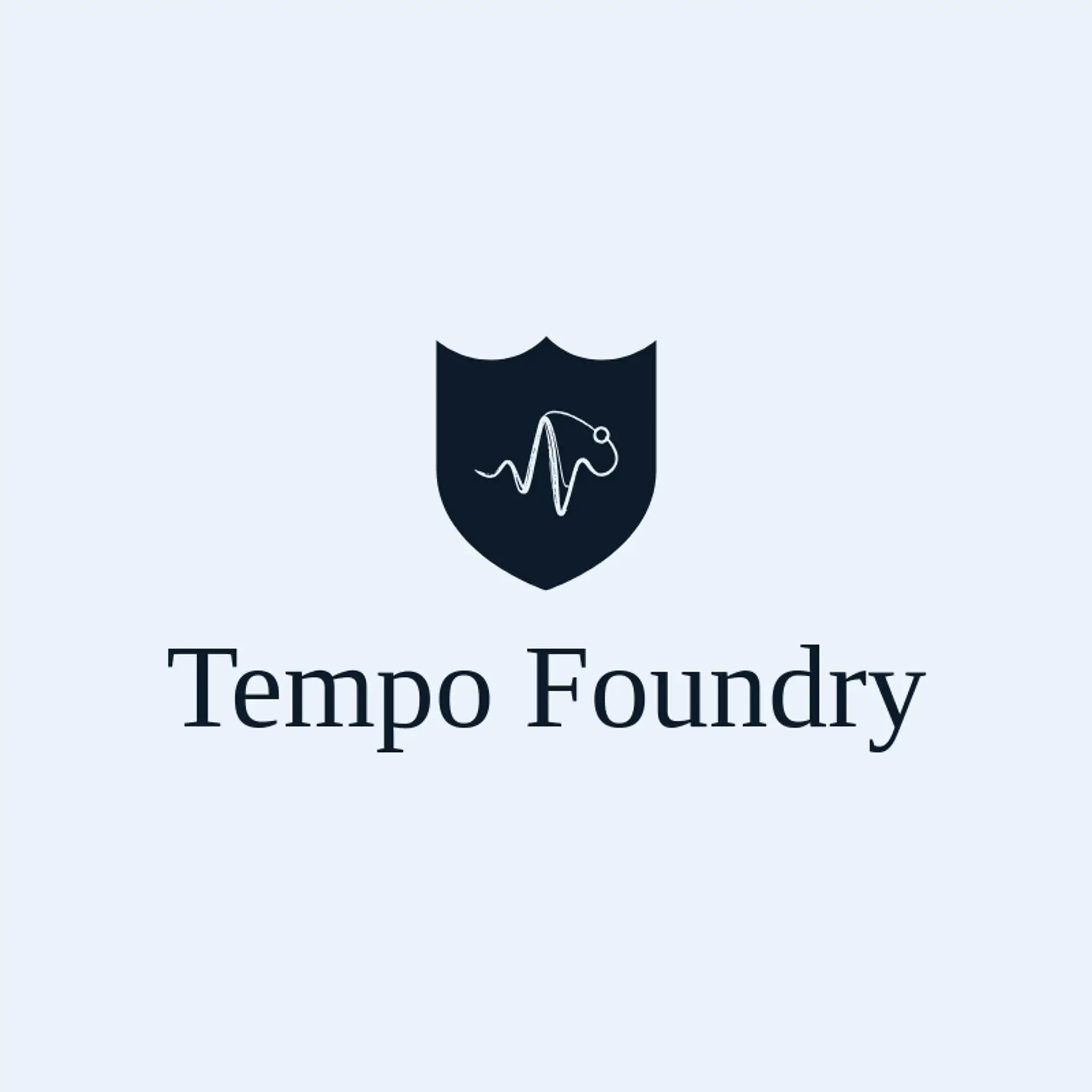 Tempo Foundry logo for sound wave