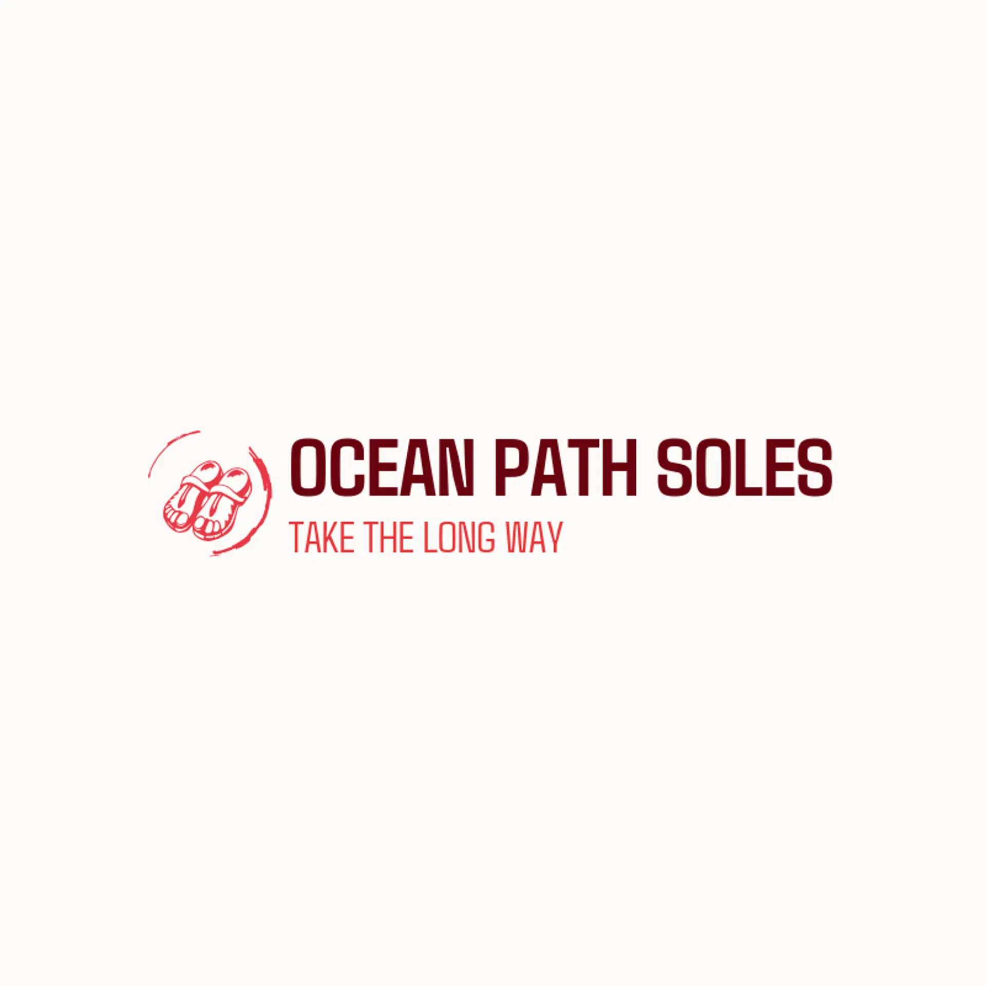 Ocean Path Soles logo for sandals
