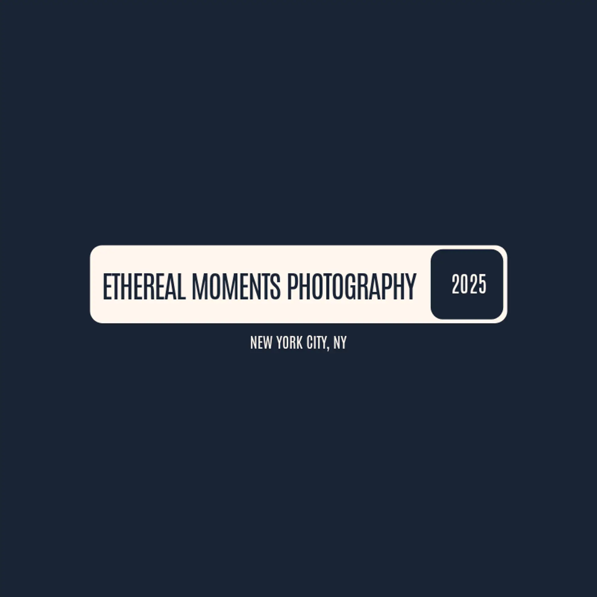 Ethereal Moments Photography logo for wedding photographer