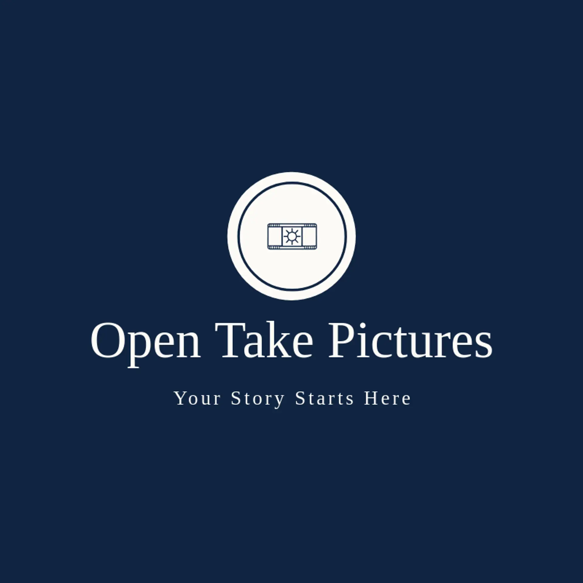 Open Take Pictures logo for film