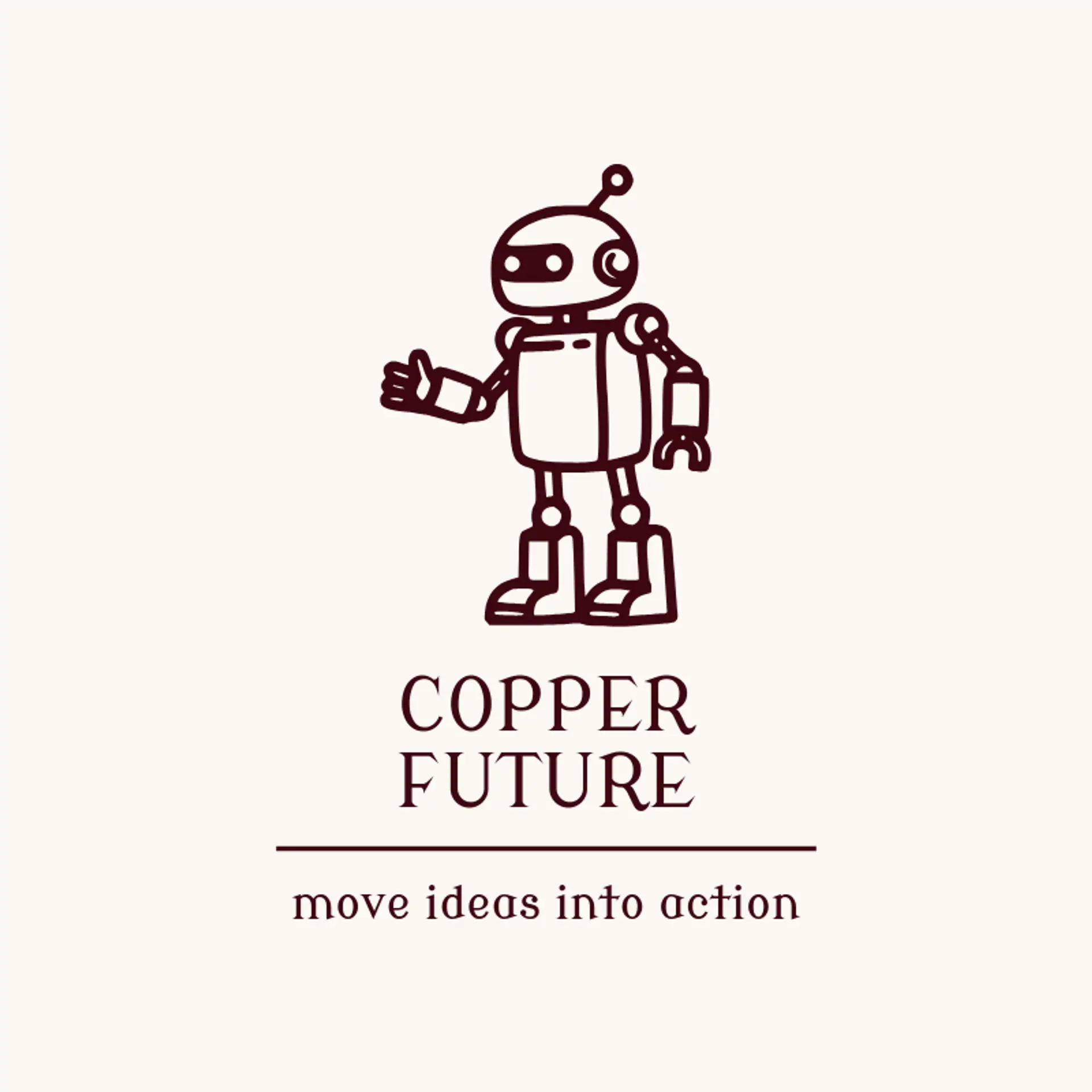 Copper Future logo for cyborg