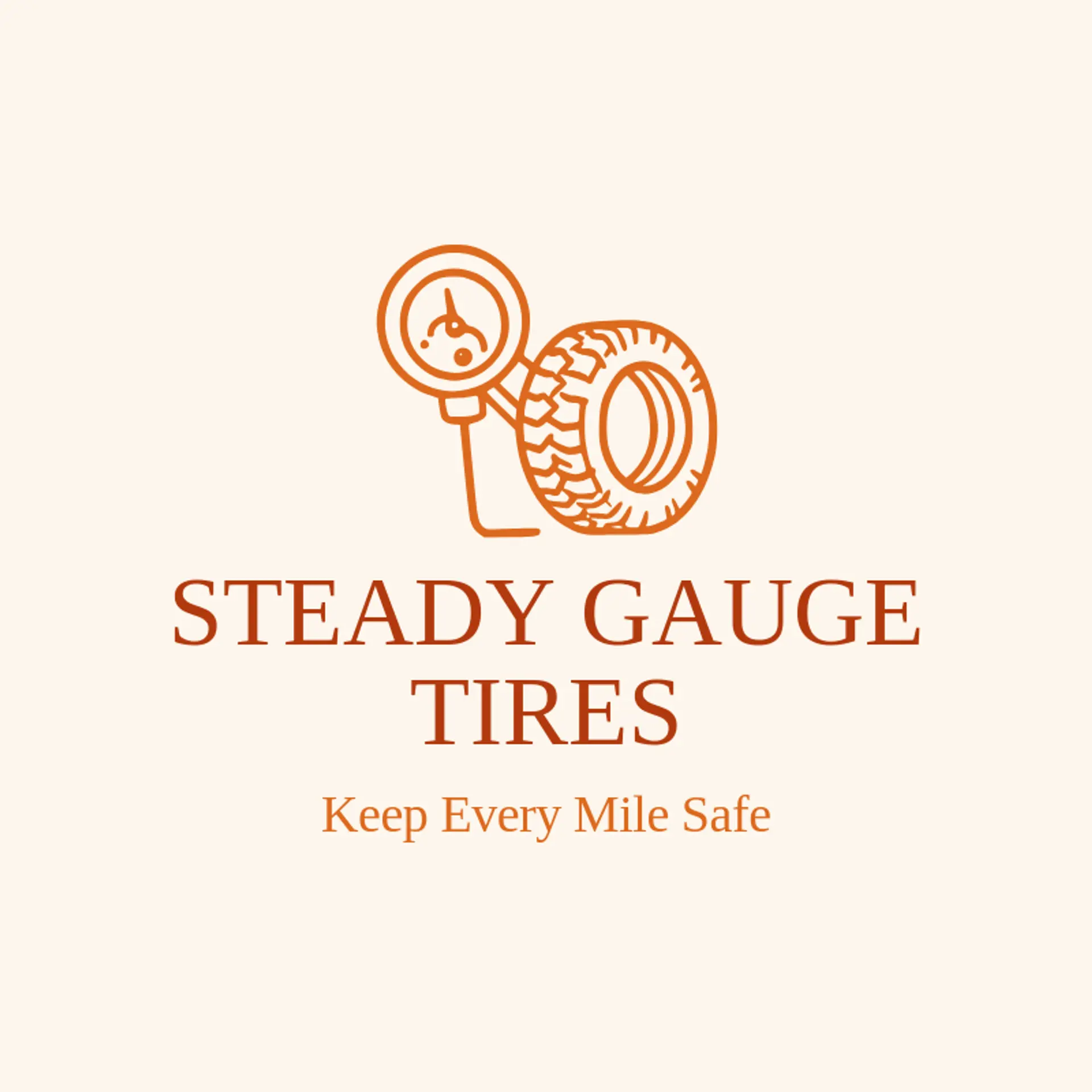 Steady Gauge Tires logo for tire