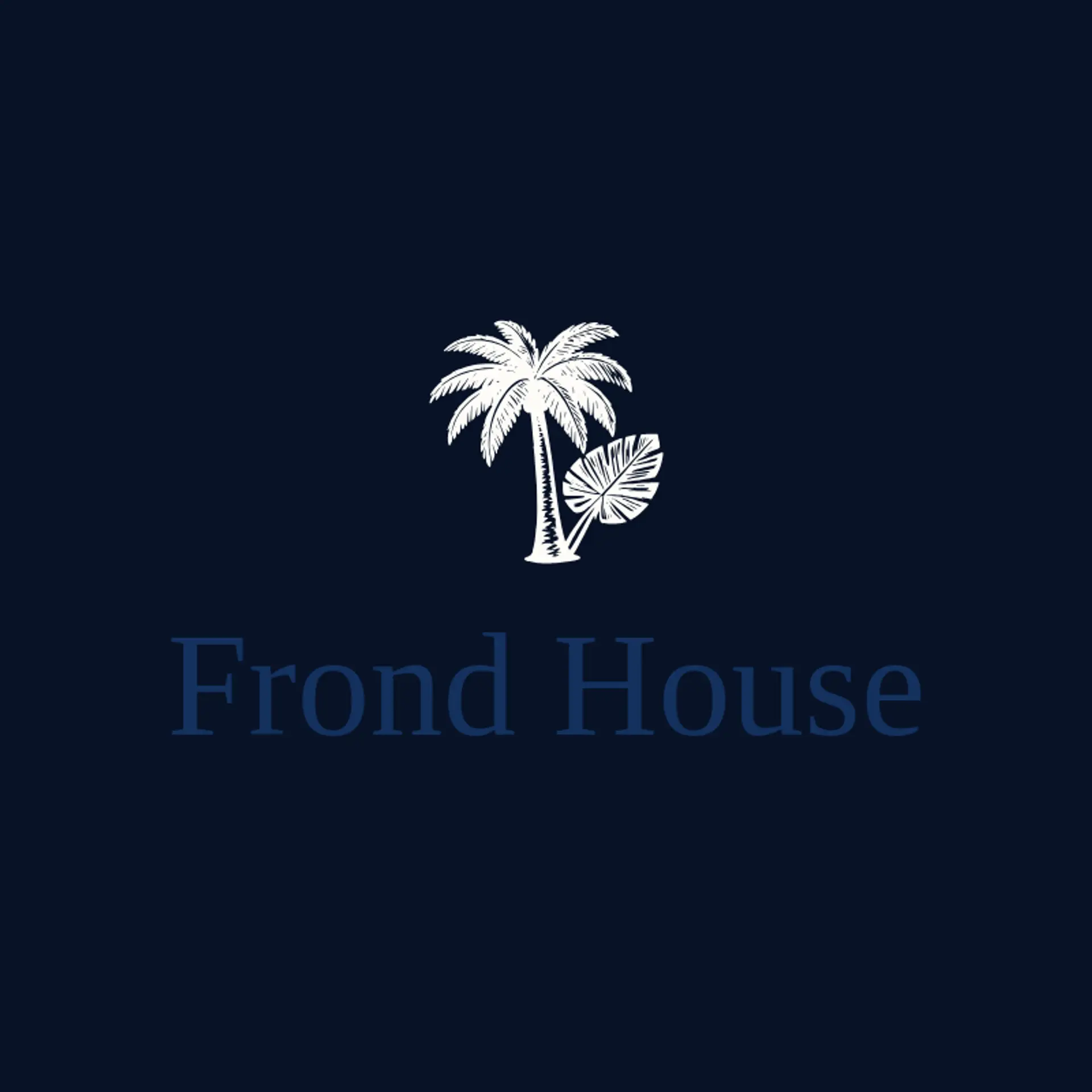 Frond House logo for palm tree