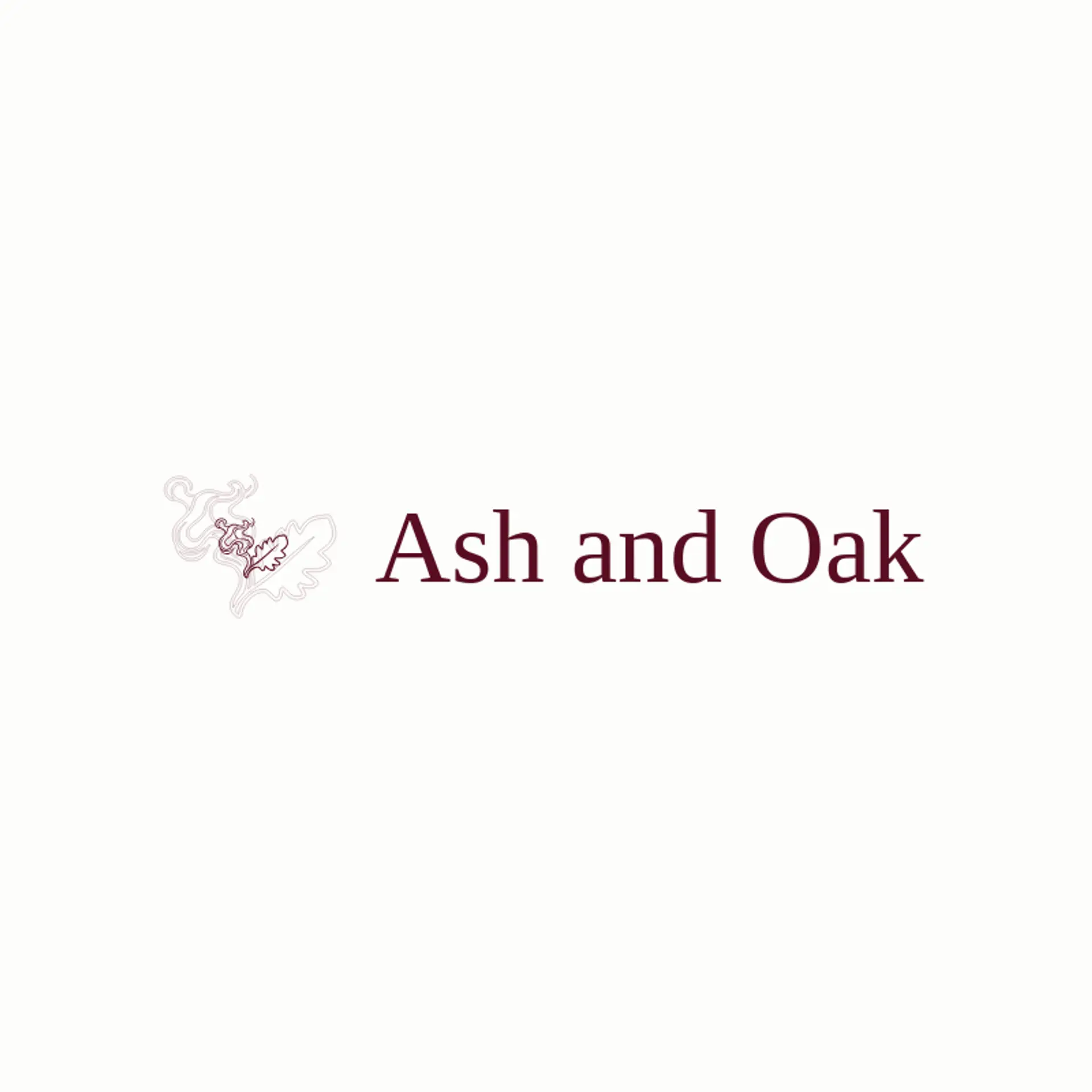 Ash and Oak logo for smoke