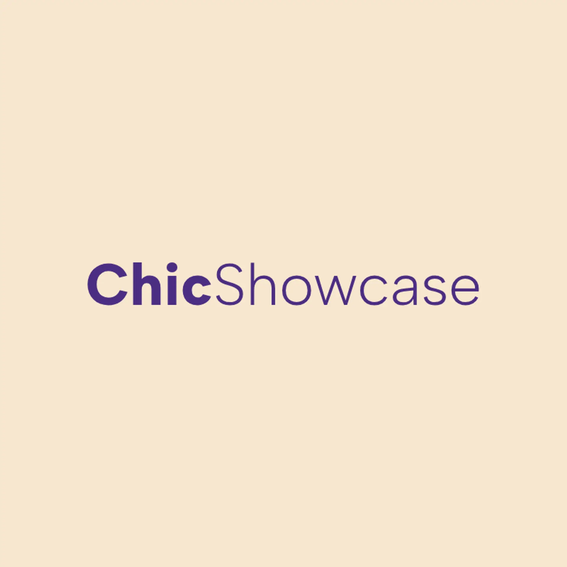 Chic Showcase logo for fashion show