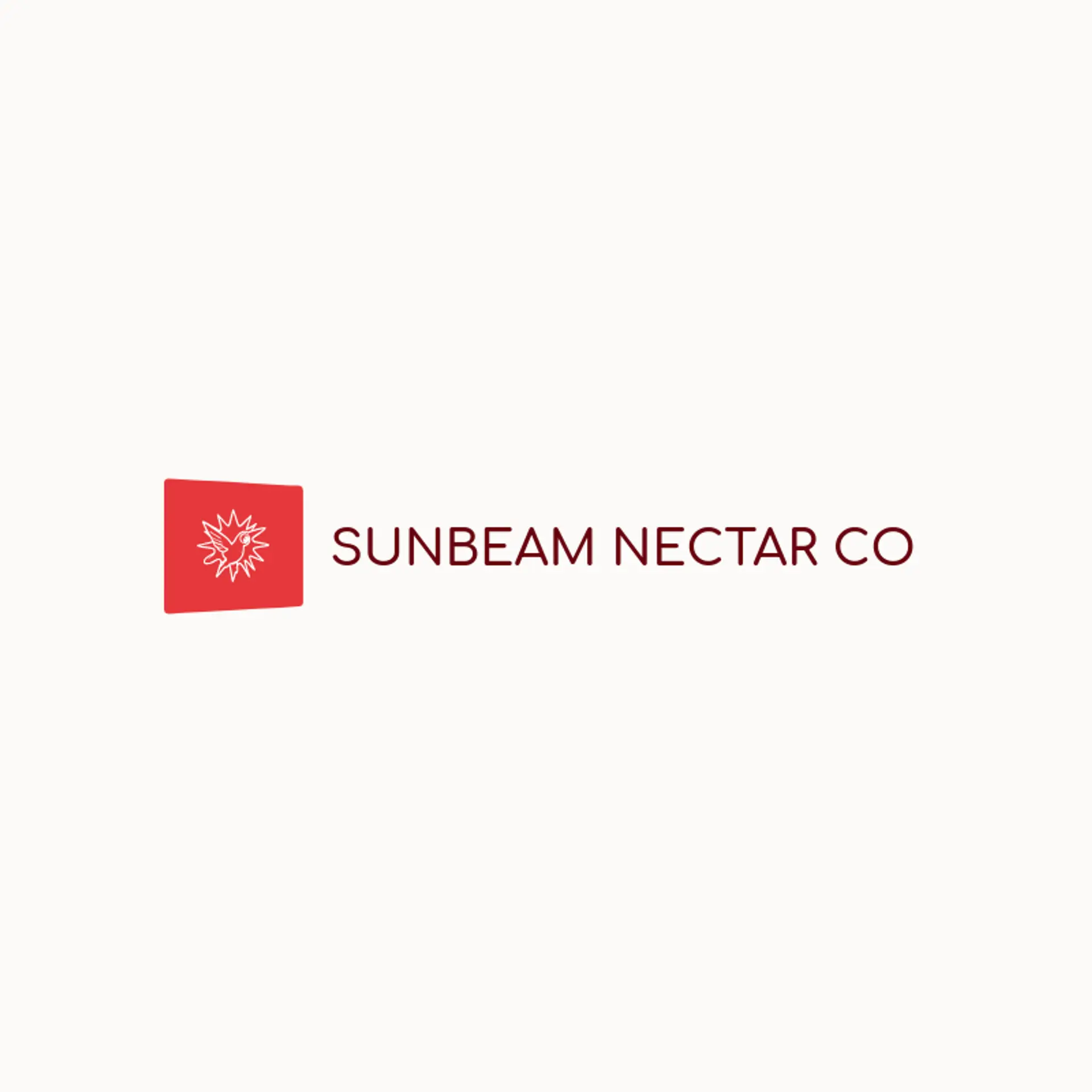 Sunbeam Nectar Co logo for hummingbird