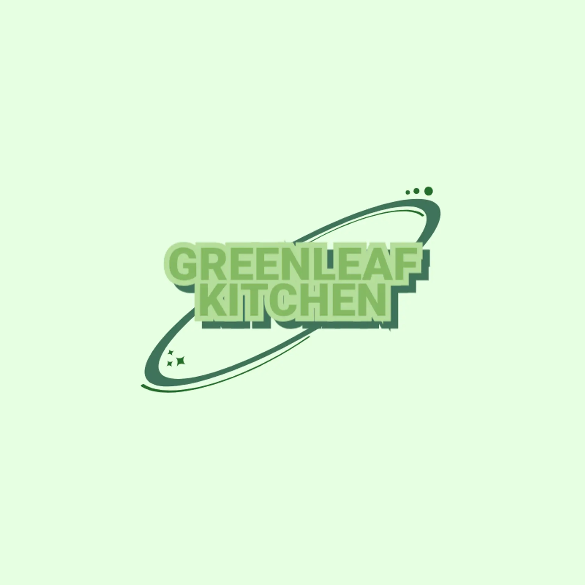 Green Fork Bistro logo for healthy restaurant