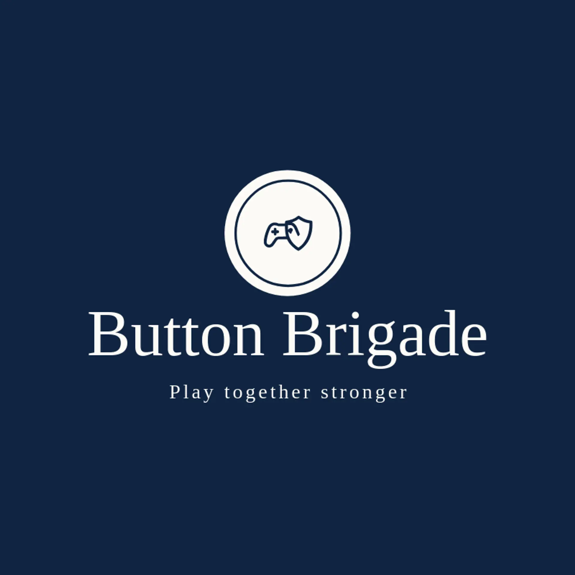 Button Brigade logo for game controller