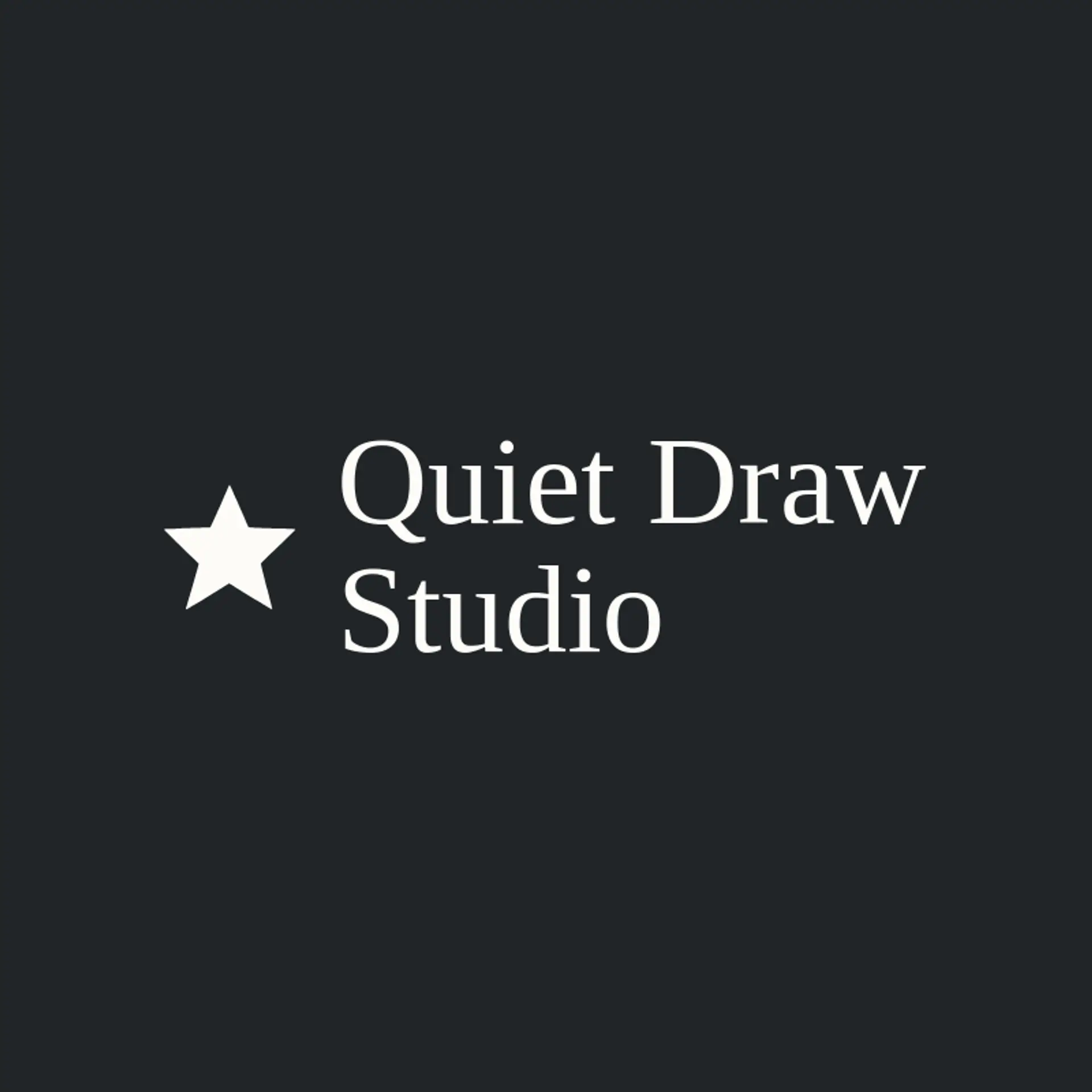 Quiet Draw Studio logo for sheriff