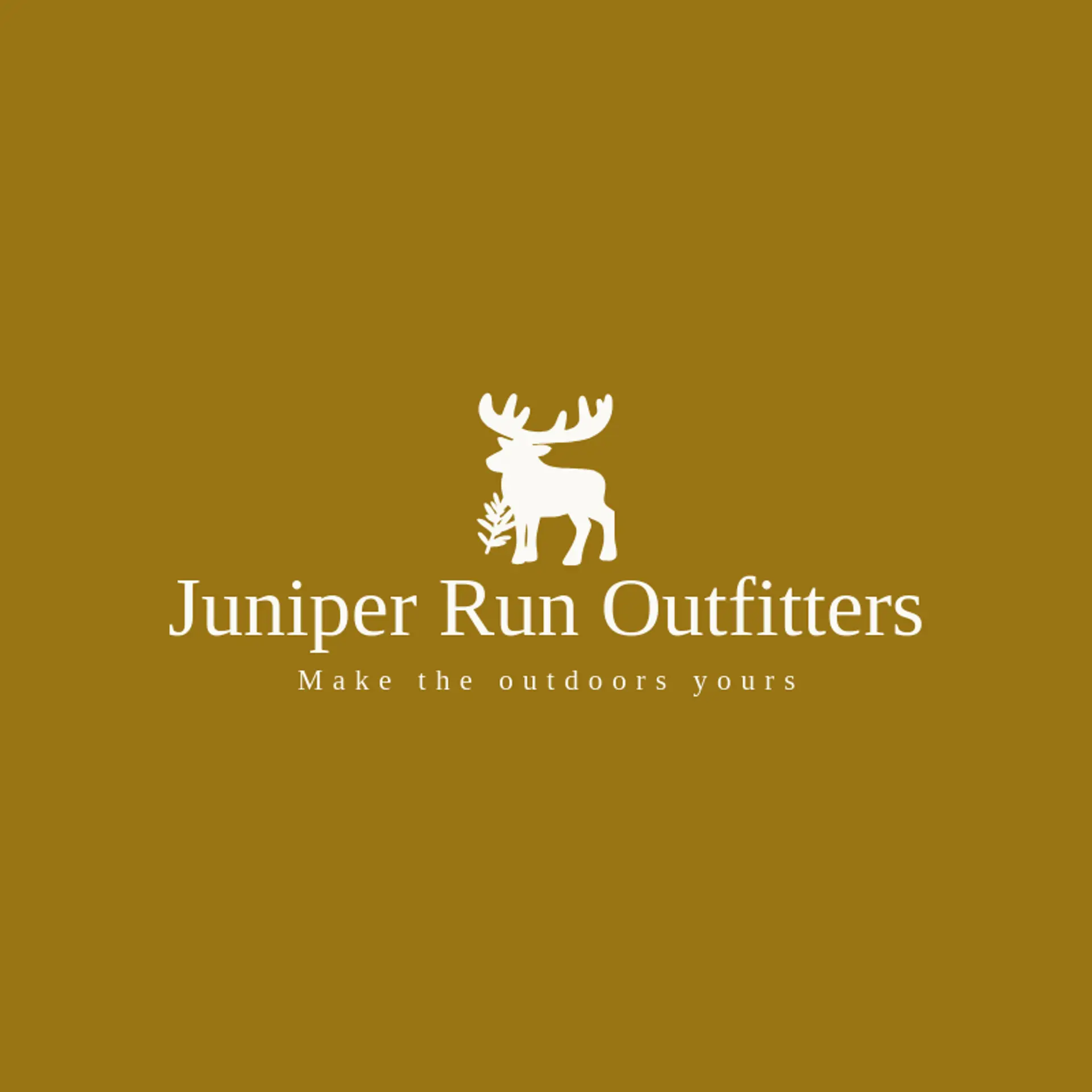 Juniper Run Outfitters logo for deer hunting