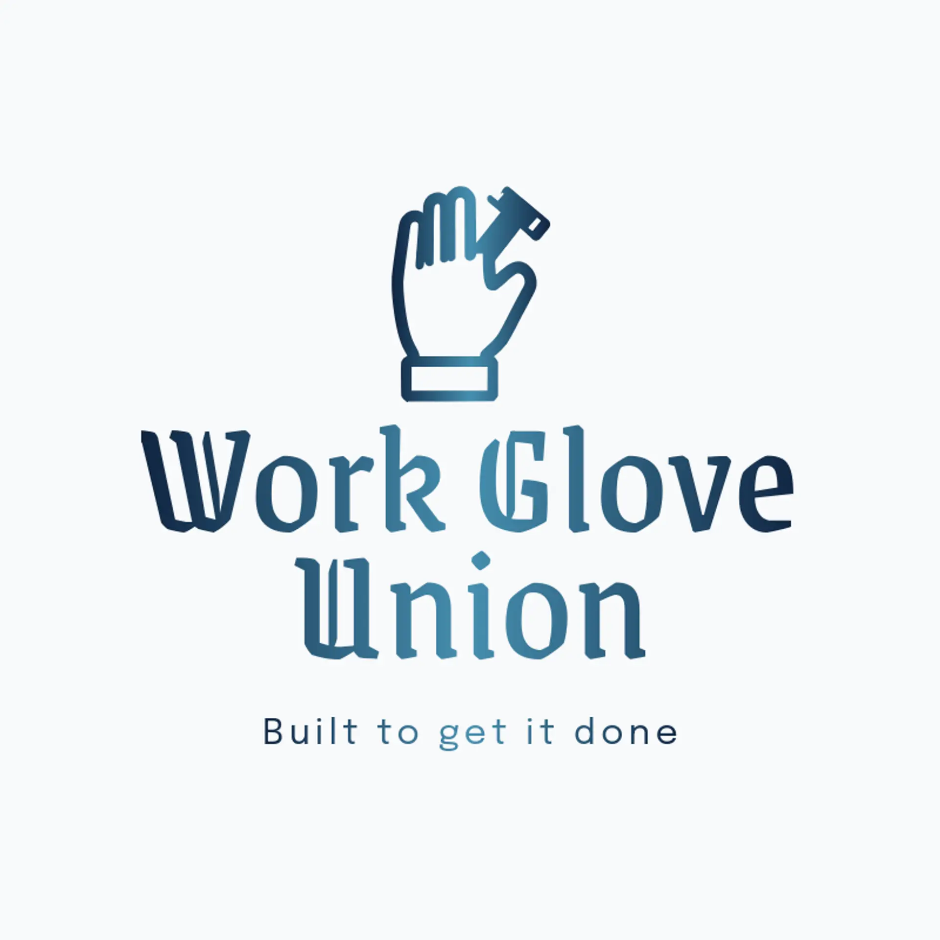 Work Glove Union logo for hand