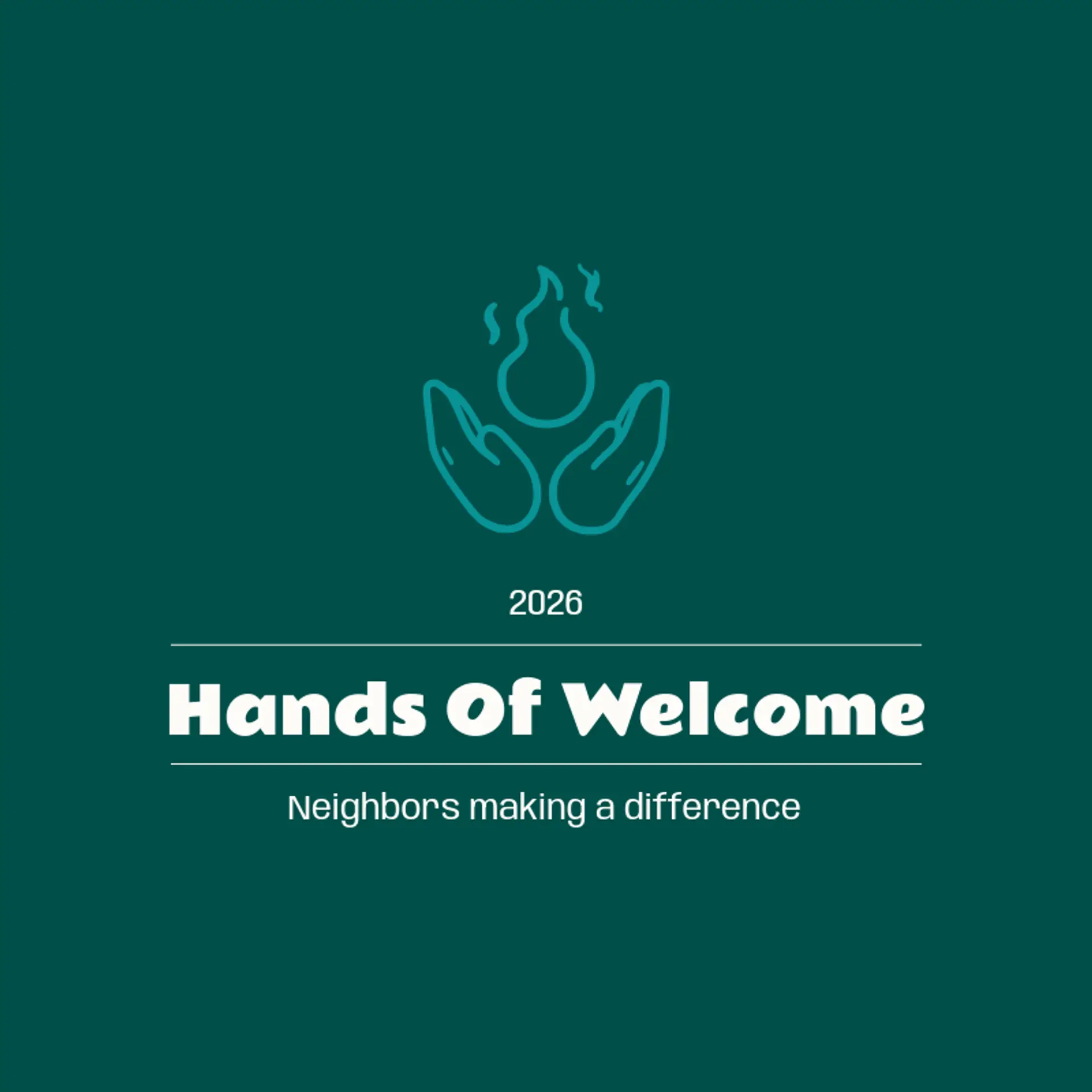 Hands of Welcome logo for jewish