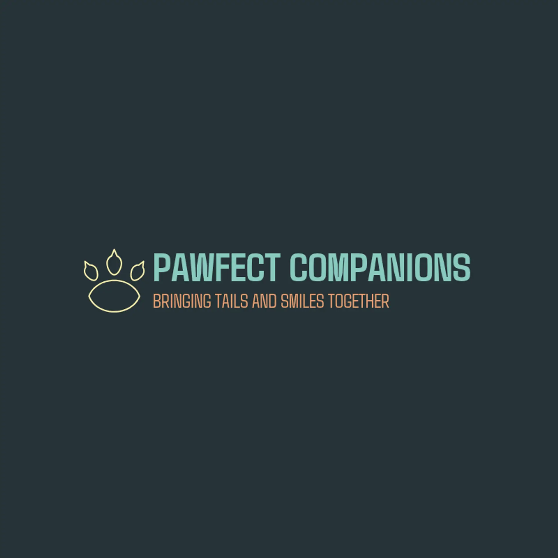 Pawfect Companions logo for pet