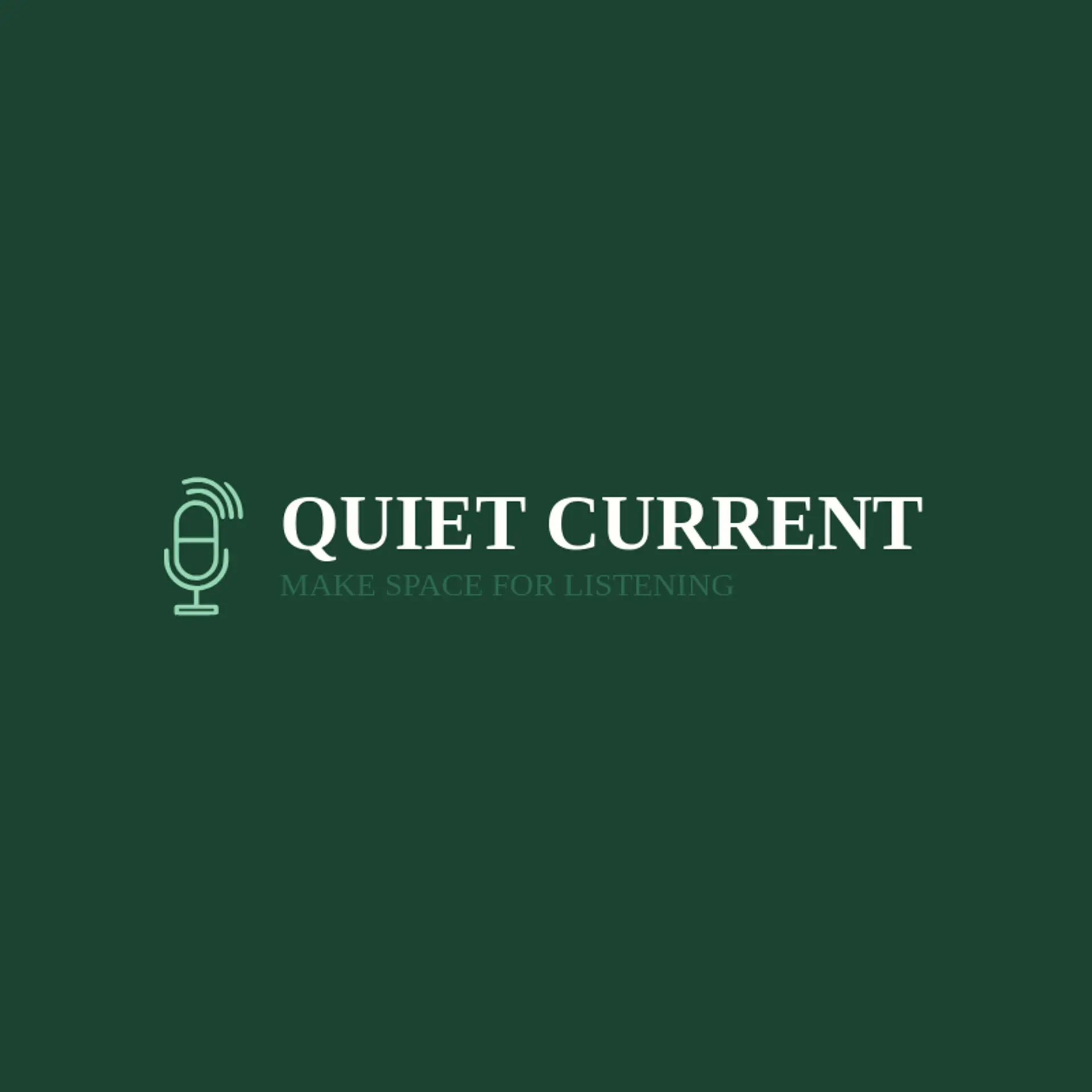 Quiet Current logo for voice