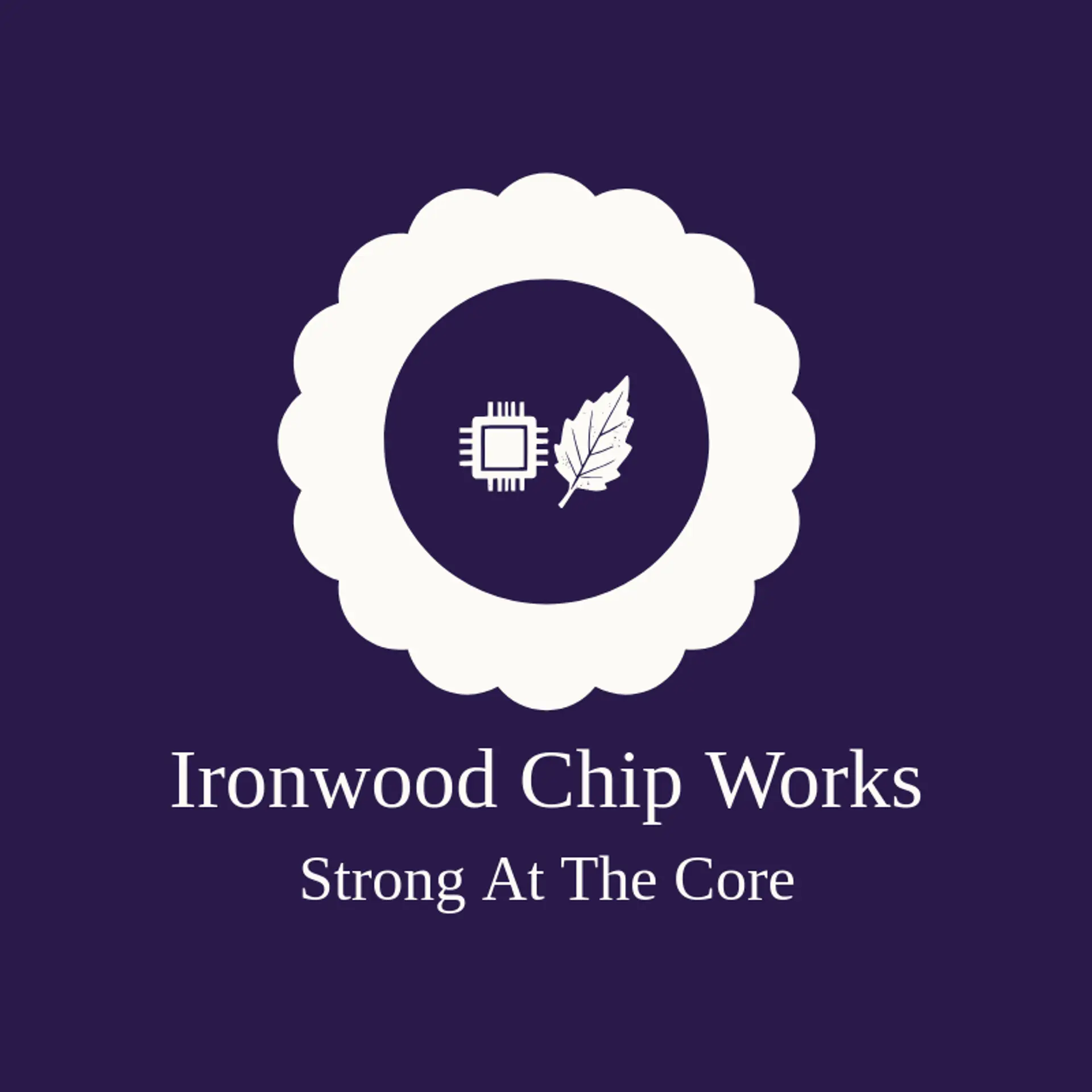 Ironwood Chip Works logo for chip