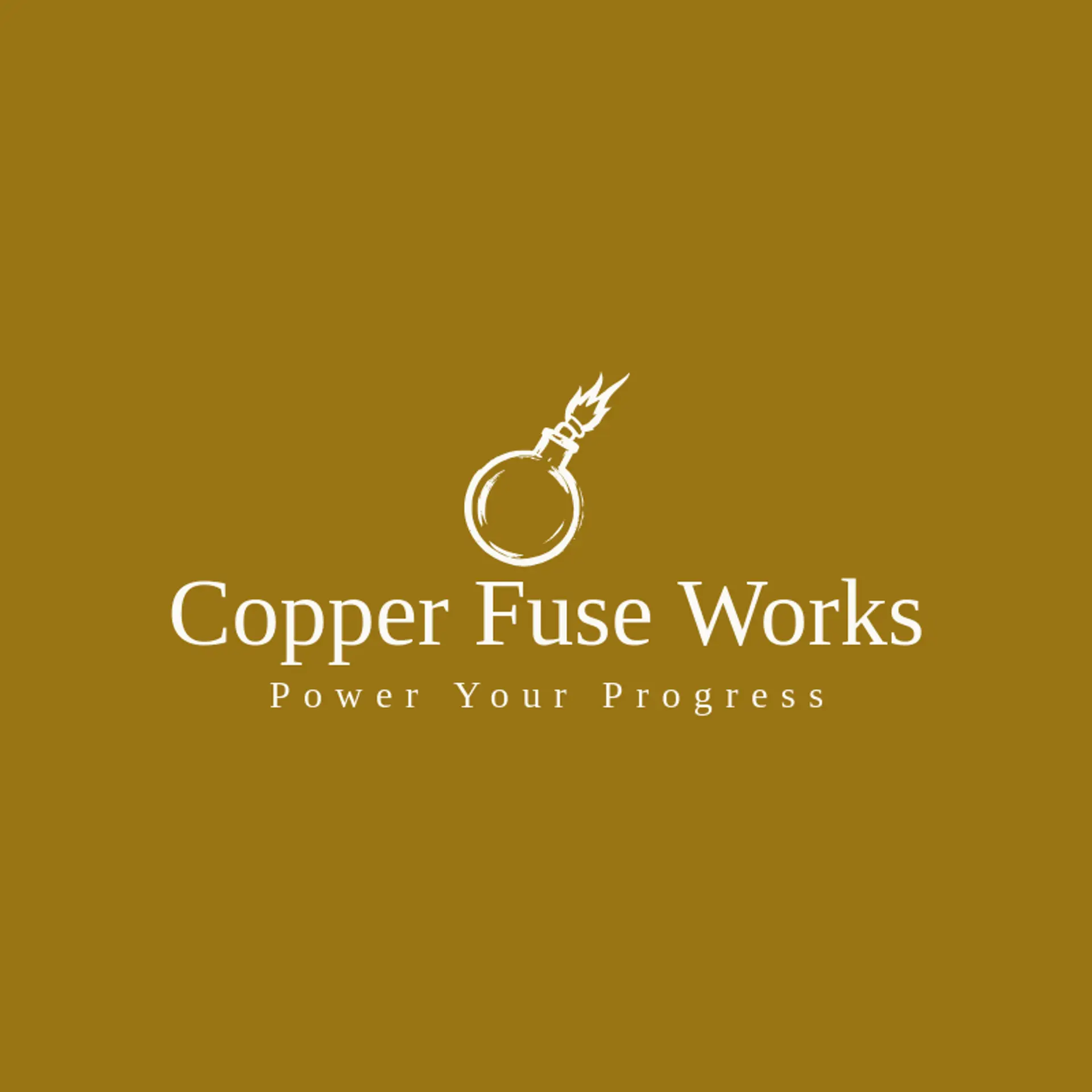 Copper Fuse Works logo for bomb