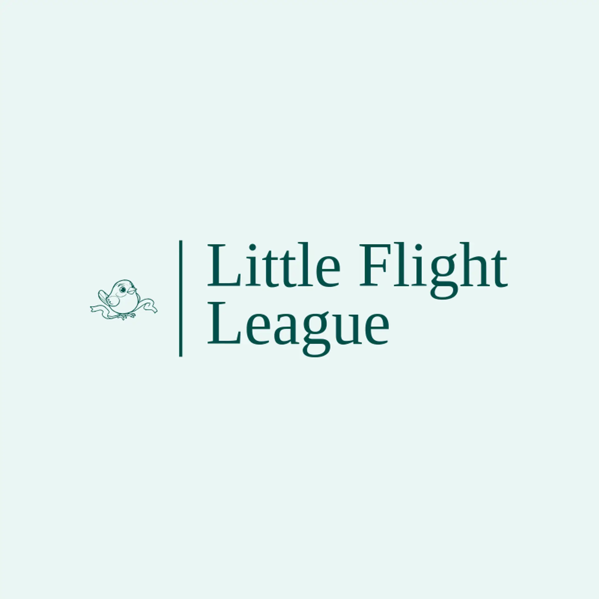 Little Flight League logo for sparrow