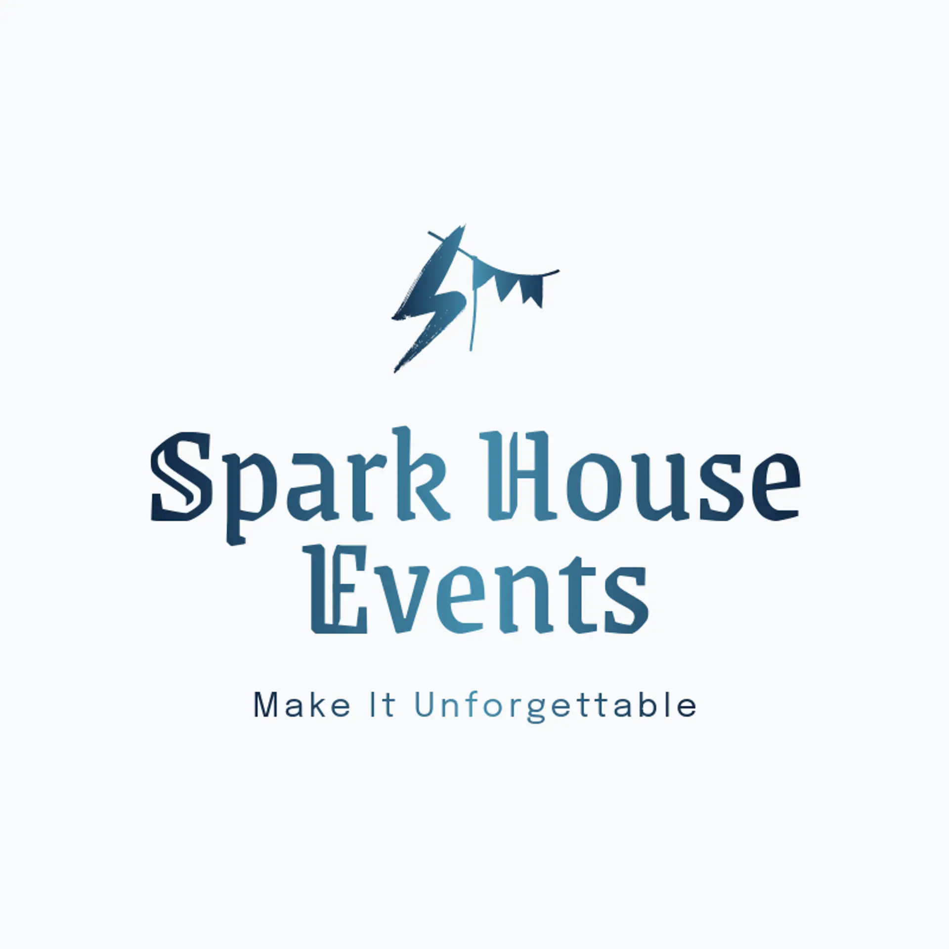 Spark House Events logo for lightning