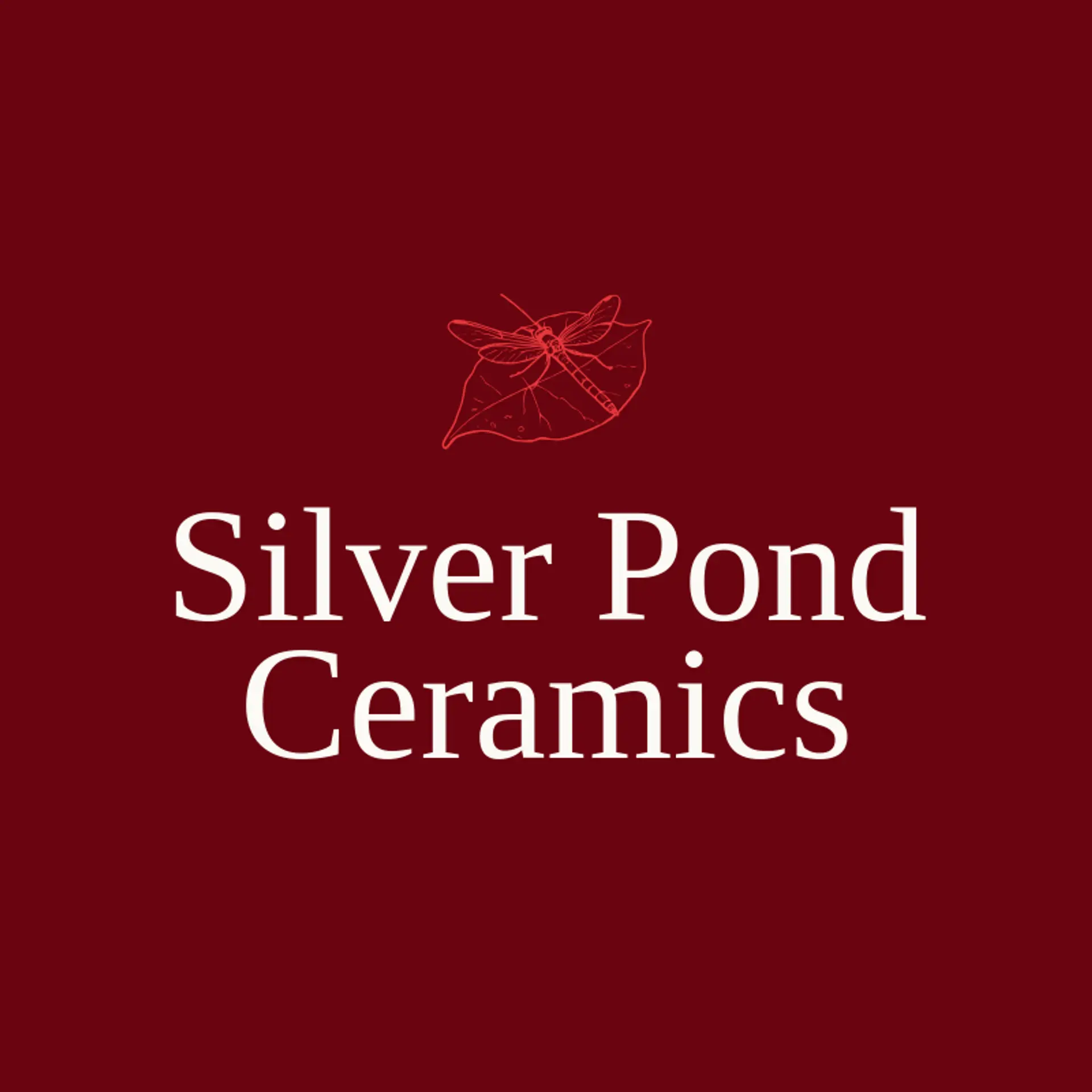 Silver Pond Ceramics logo for dragonfly