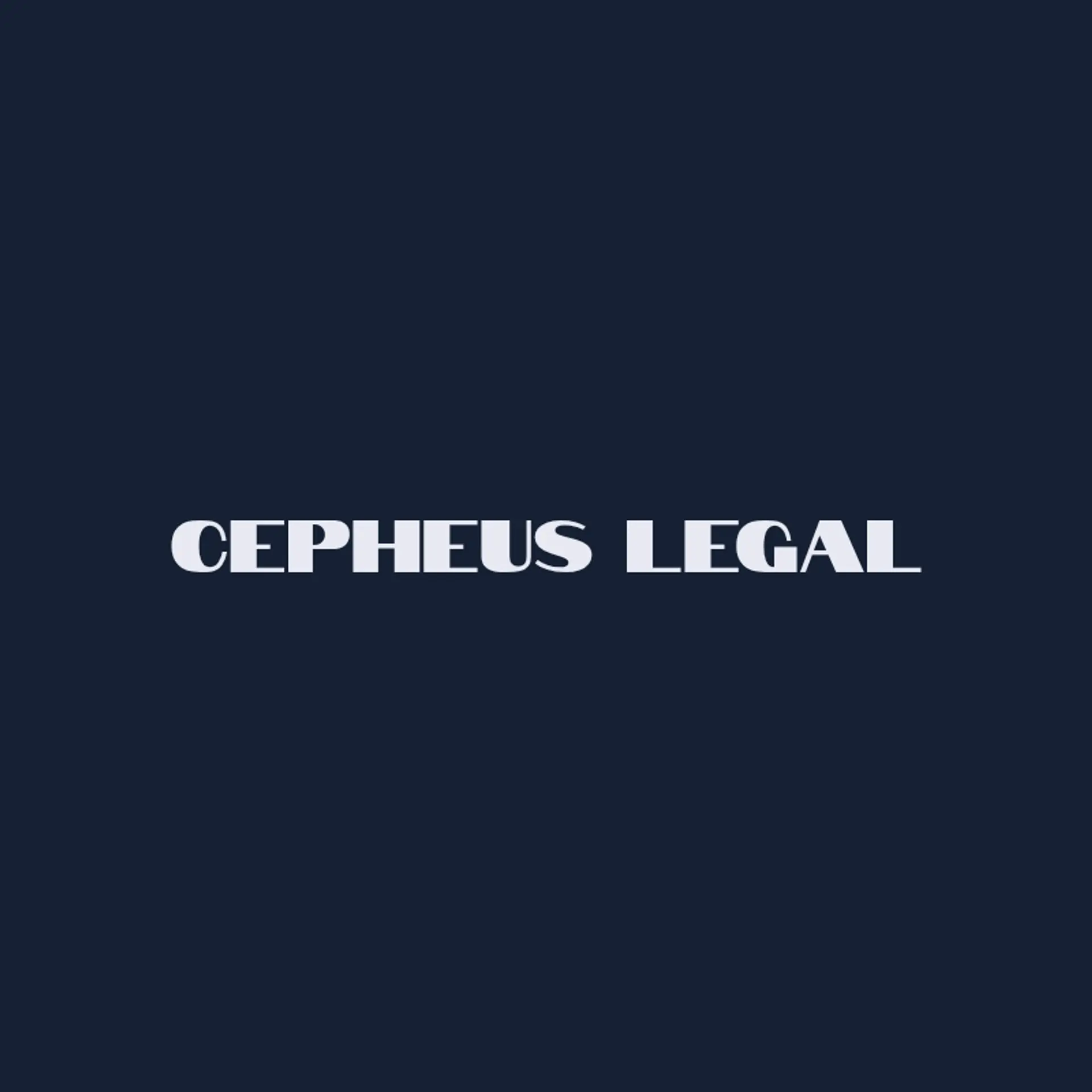 Cepheus Legal logo for law office