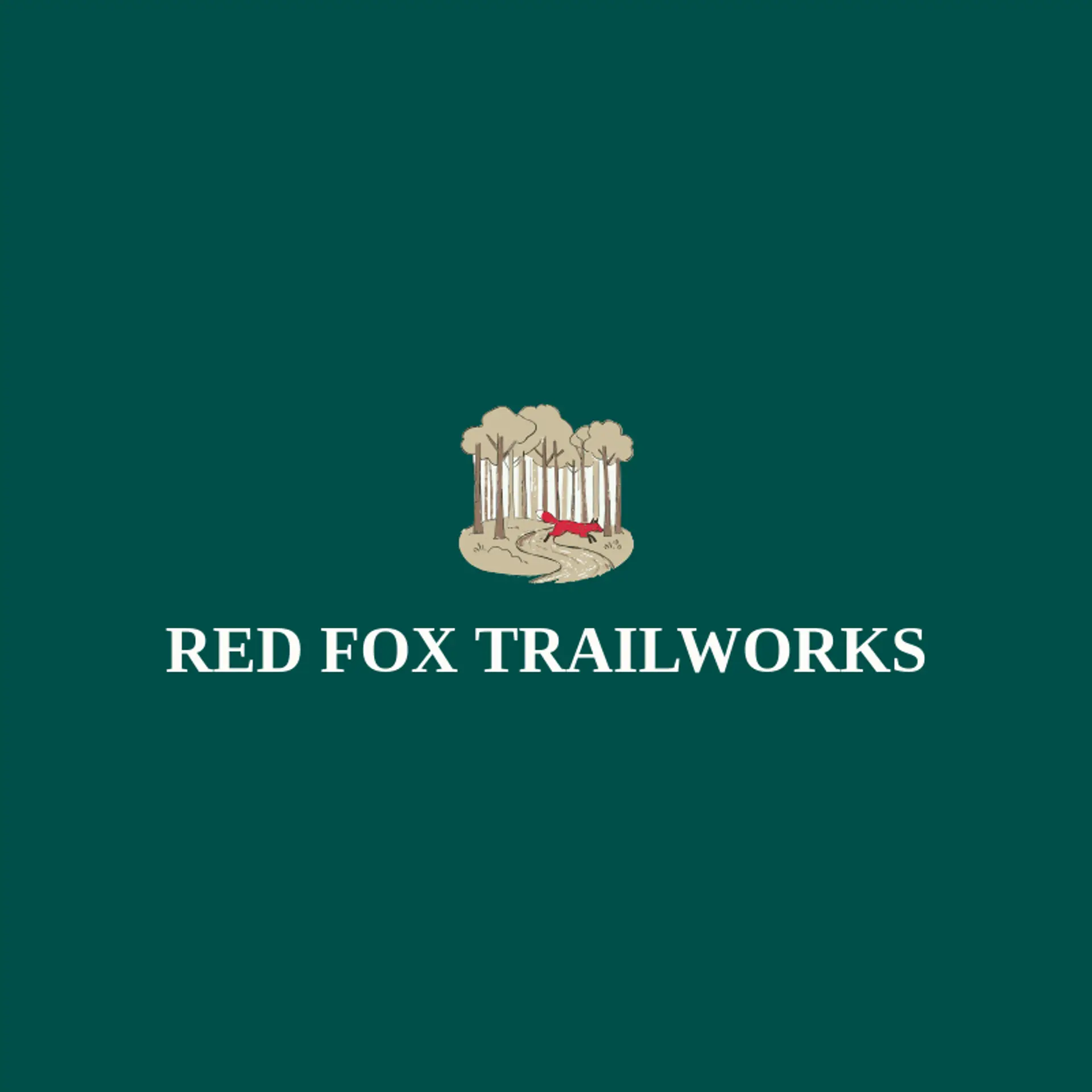 Red Fox Trailworks logo for forest