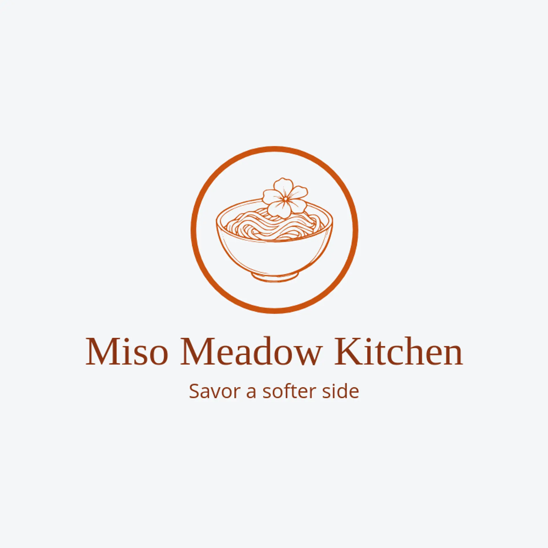 Miso Meadow Kitchen logo for noodle
