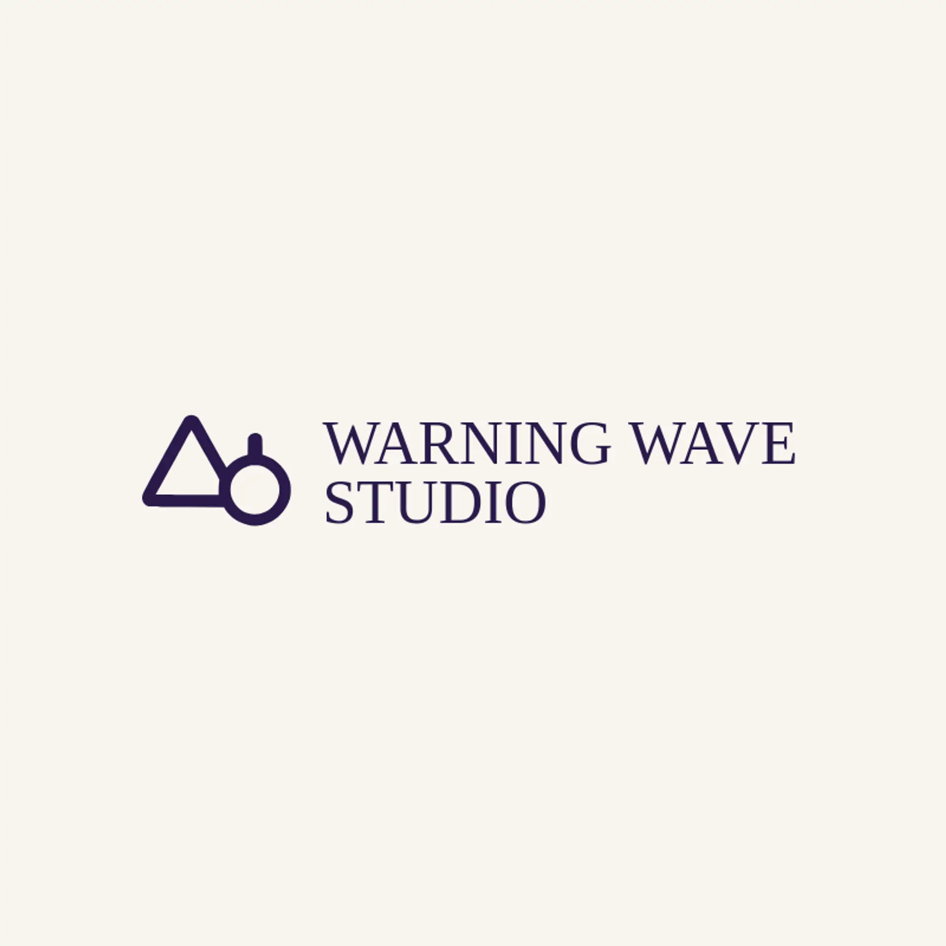 Warning Wave Studio logo for bomb