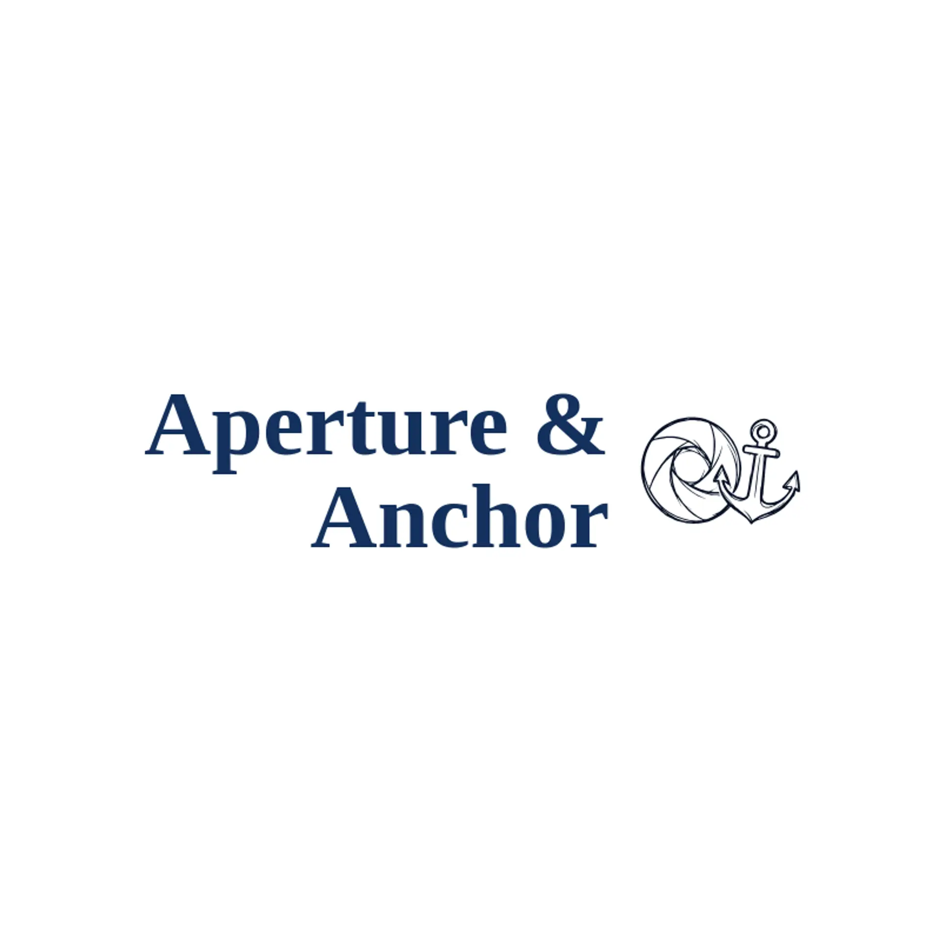 Aperture & Anchor logo for photo