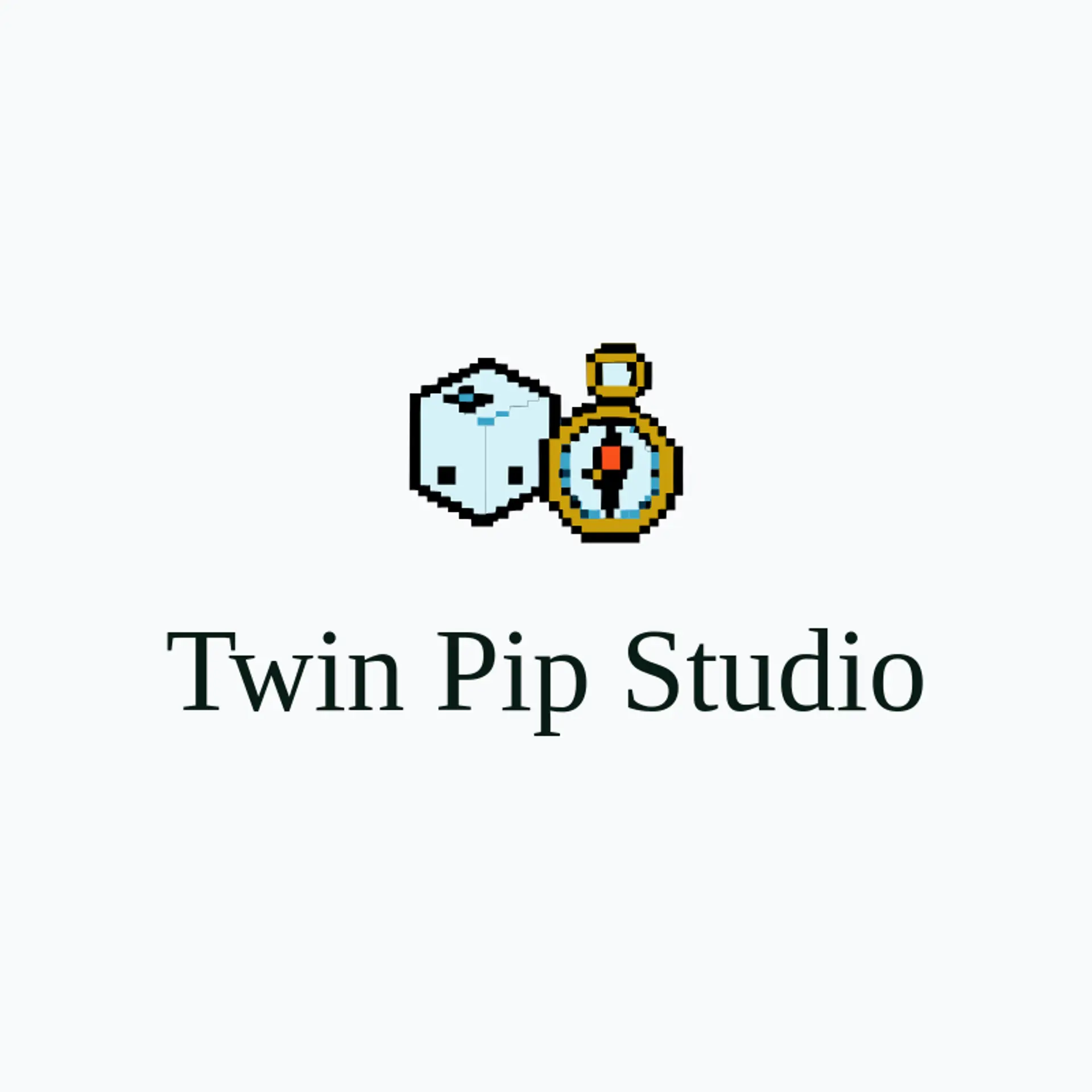 Twin Pip Studio logo for dice